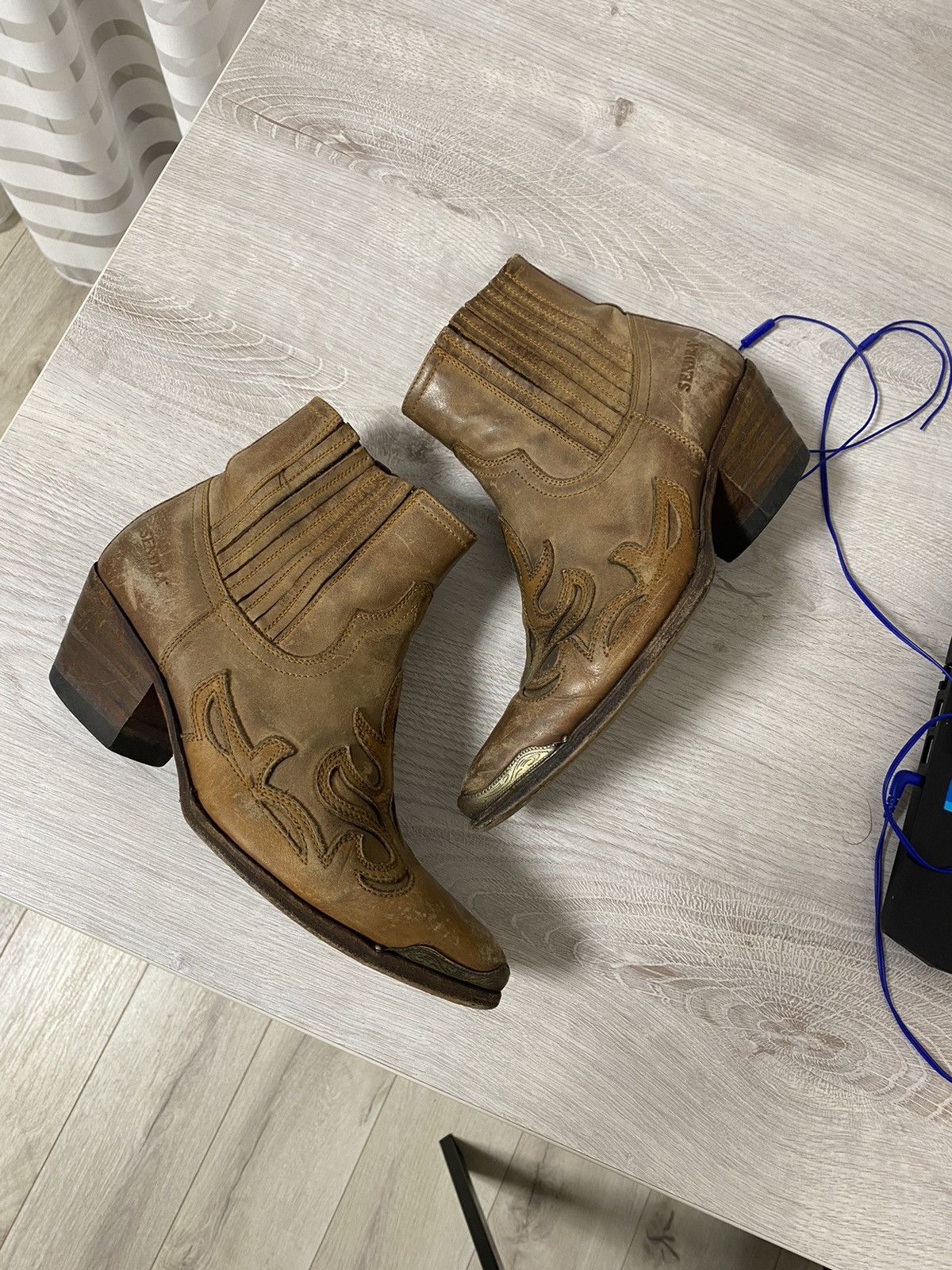Sendra RPP 300$ Vintage Sendra Japanese Y2K Boots Cowboy AS98 Style Size US 5.5 / EU 38 - 4 Thumbnail