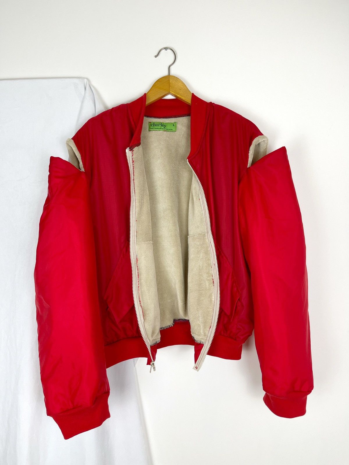 Chorley inuyasha slit faux fur lined bomber jacket rip stop Size US L / EU 52-54 / 3 - 1 Thumbnail