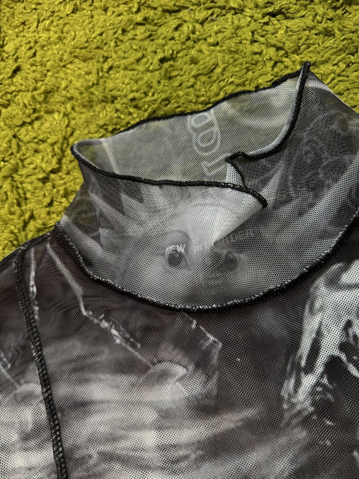 Designer Avant Garde mesh JPG Gaultier style Y2K Skull skeleton dress Size M / US 6-8 / IT 42-44 - 7 Thumbnail