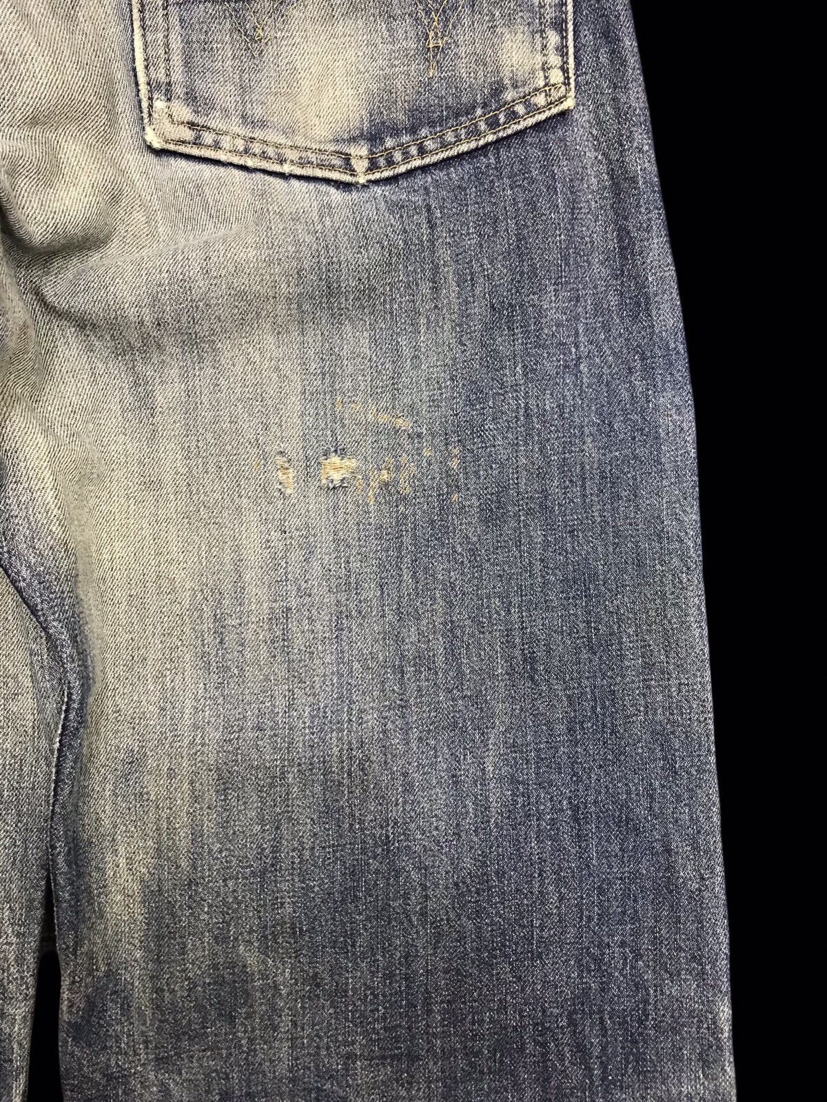 Edwin 💥THRASHED💥RARE EDWIN OVRLL WIDE BAGGY SUSPENDER DENIM F345 Size US 28 / EU 44 - 17 Thumbnail