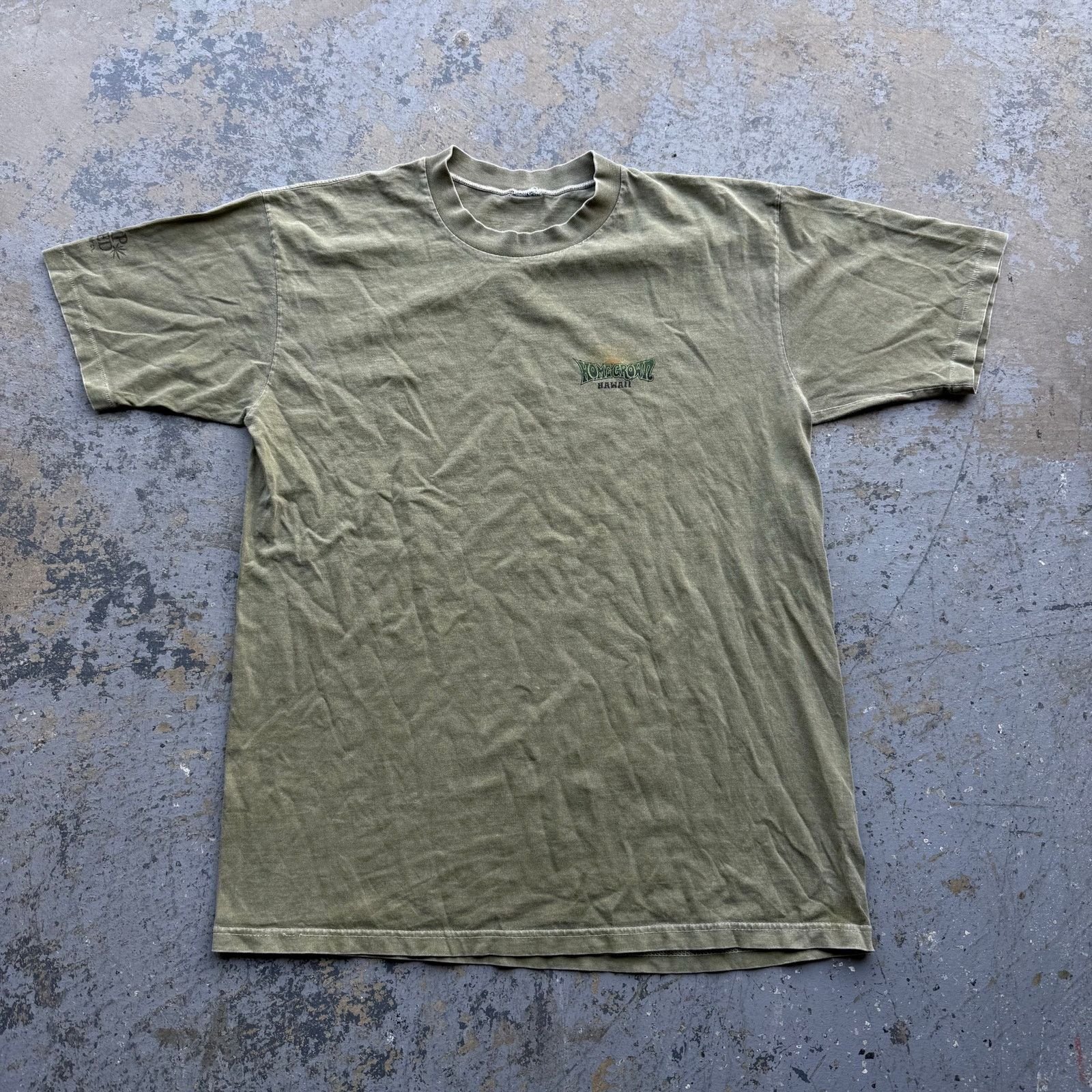 Vintage Vintage 90’s Crazy Shirt Home Grown Hemp Dyed Surfer Tee Size US XL / EU 56 / 4 - 4 Thumbnail