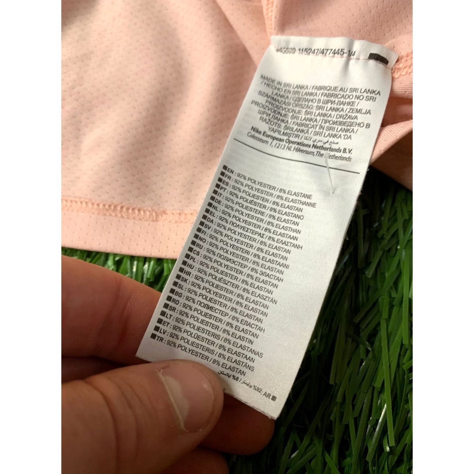 Nike Nike Dri-FIT ORIGINAL RUN Running Women Training Shirt Jersey Tee M Pink Women's Nike Dri-FIT Training Shirt Size M / US 6-8 / IT 42-44 - 4 Thumbnail