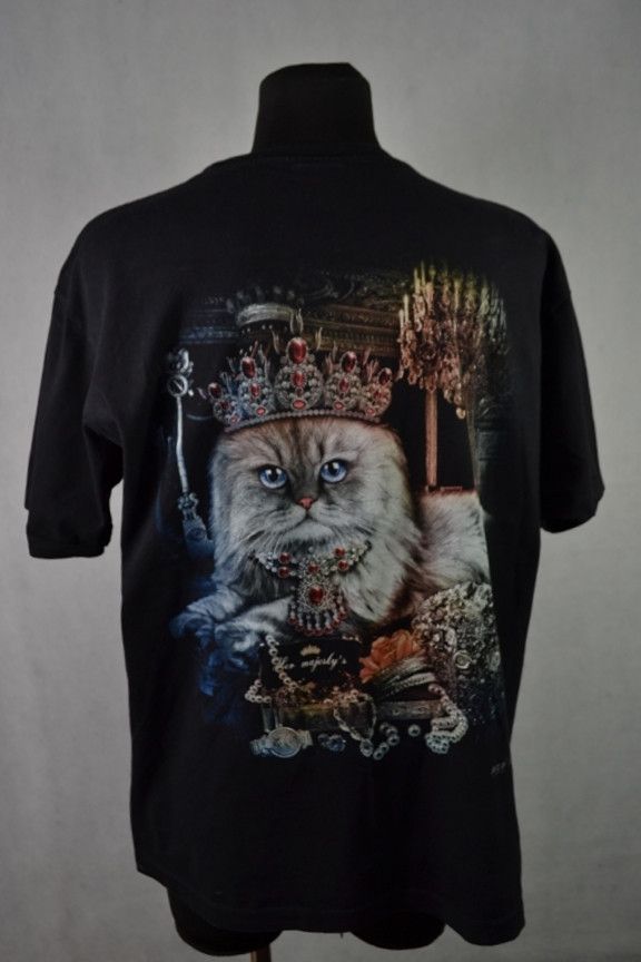 CAT'S PAW × Vintage Vintage Cat Queen Her Majesty's tee t-shirt XL Size US XL / EU 56 / 4 - 2 Thumbnail