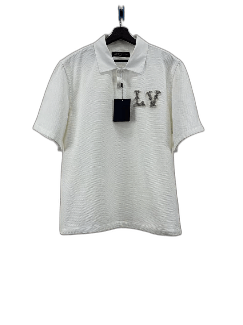 Louis Vuitton Louis Vuitton Short Sleeve Polo with Logo-yf Size US L / EU 52-54 / 3 - 1 Thumbnail