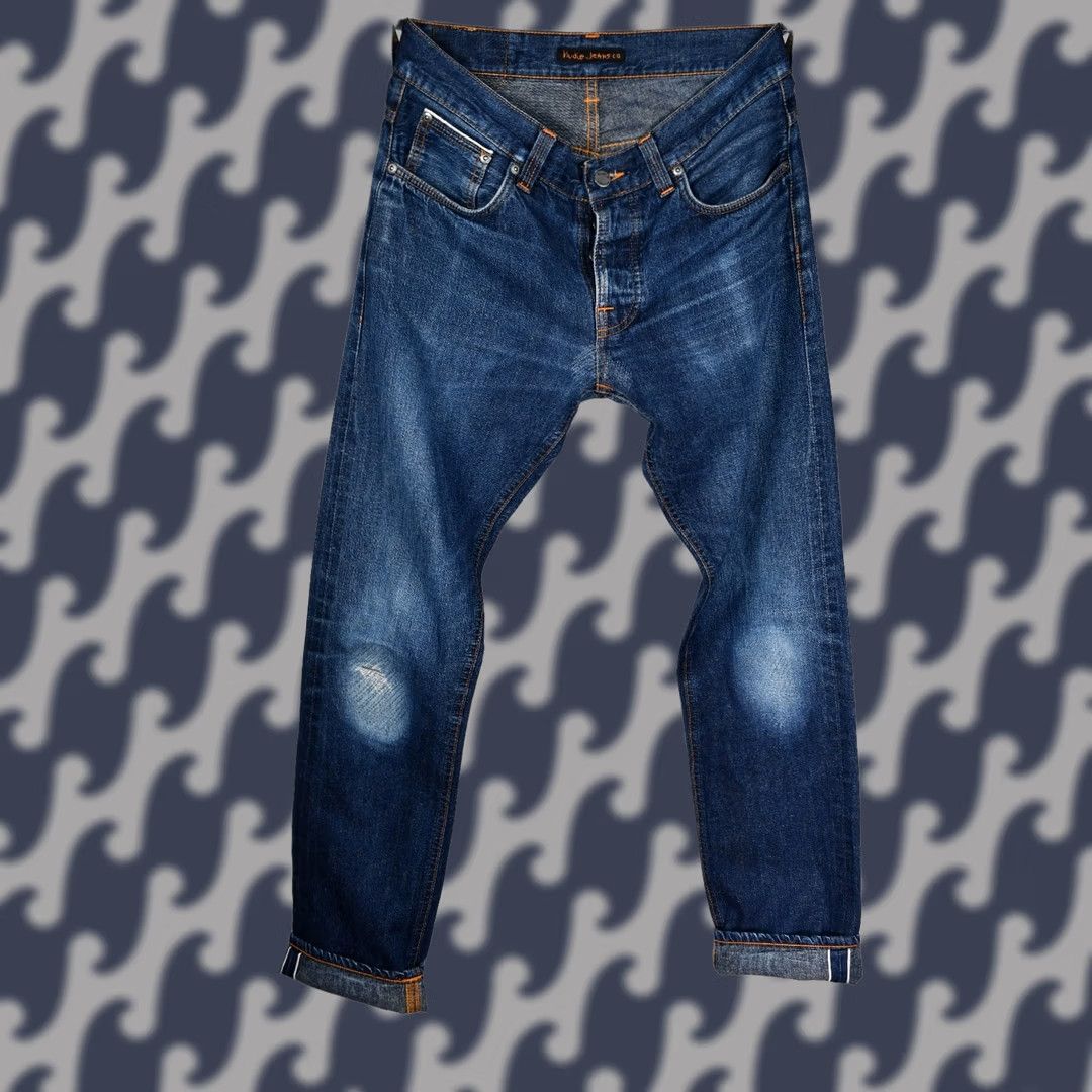 Nudie Jeans Nudie Jeans Bloodline Collection Dry Bamboo Selvage Jeans W31 Size US 31 - 1 Thumbnail
