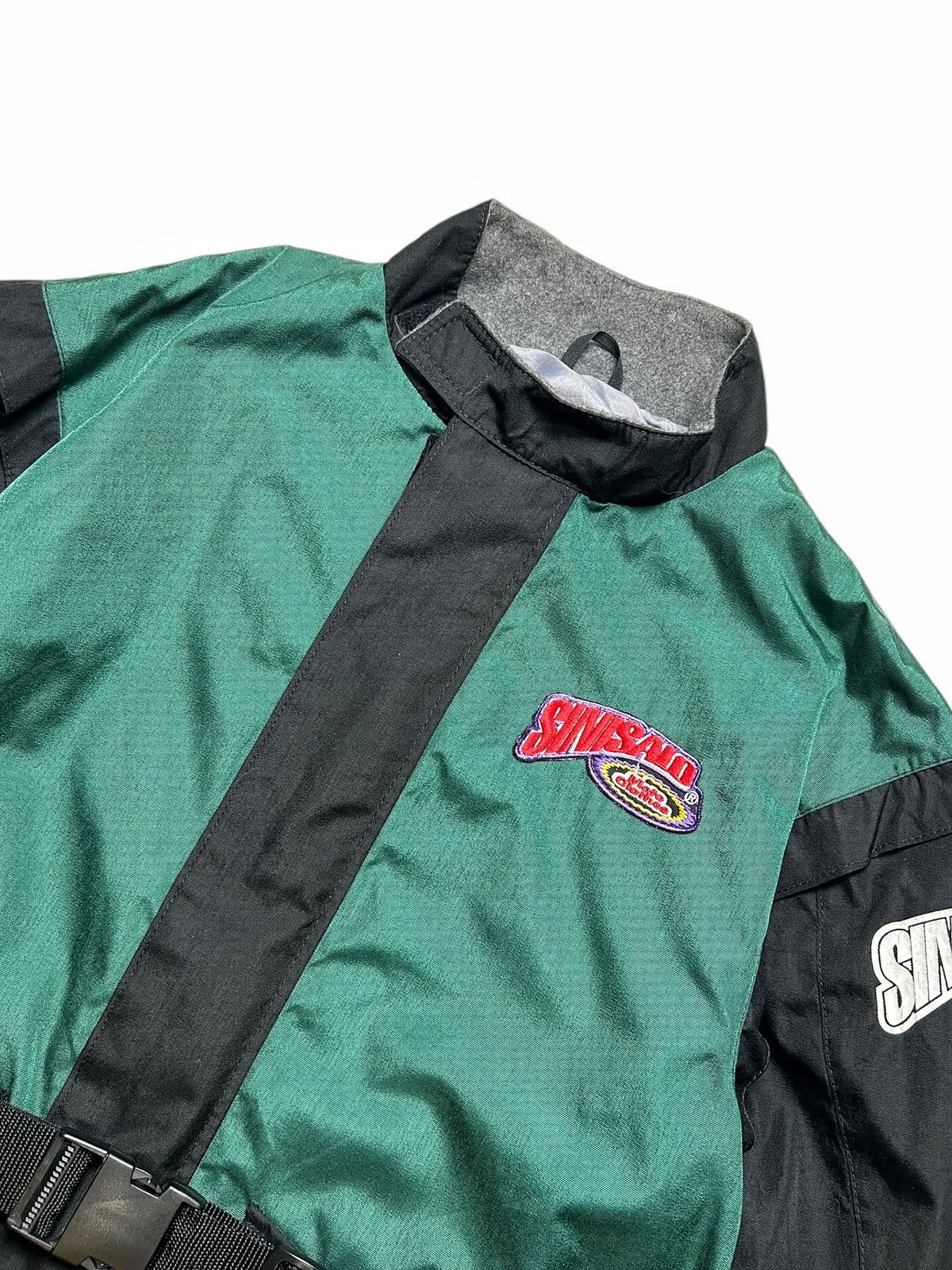 Vtg 90s Enduro Jacket Motocross Sinisalo Worldwide Racing