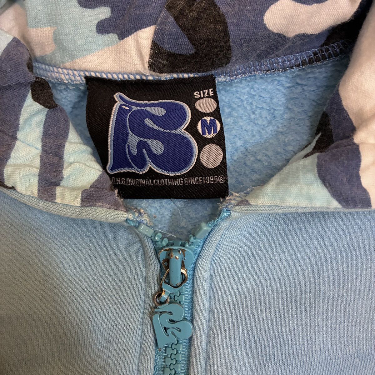 Japanese Brand Japanese brand blue-blue hoodie Size US XL / EU 56 / 4 - 5 Thumbnail