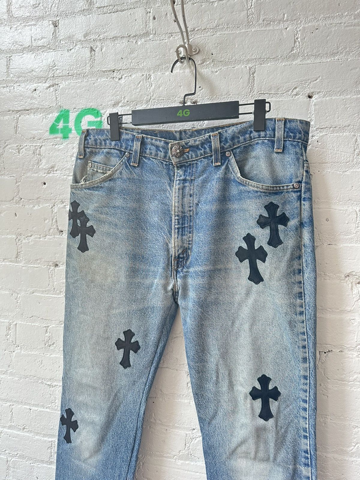 Chrome Hearts CHROME HEARTS 517 PATCH LEVIS Size US 36 / EU 52 - 2 Thumbnail