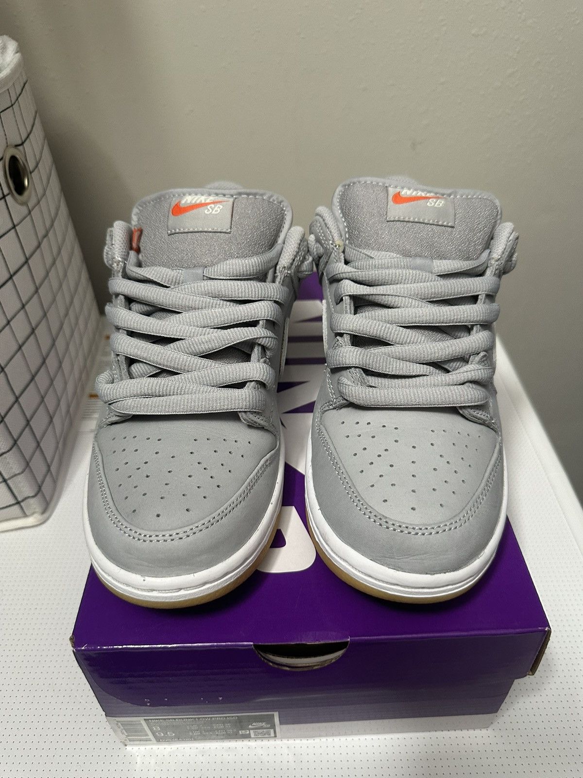 image of Nike Sb Dunk Low Iso “Grey” Shoes, Men's (Size 8)