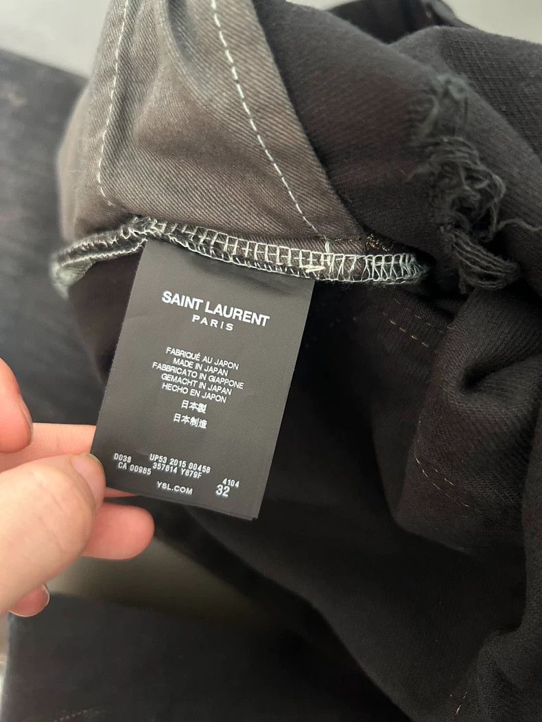 Saint Laurent Paris saint Laurent paris2015 FWCA Double Knee Big Break jeans 2 Size US 32 / EU 48 - 7 Thumbnail