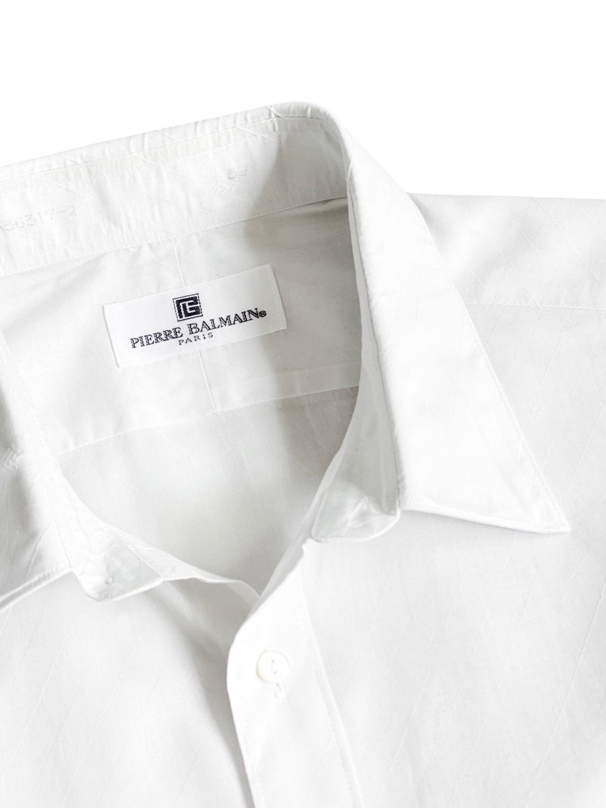 Pierre Balmain Pierre Balmain mono oblique stripes single pocket s/s shirt Size US M / EU 48-50 / 2 - 4 Thumbnail