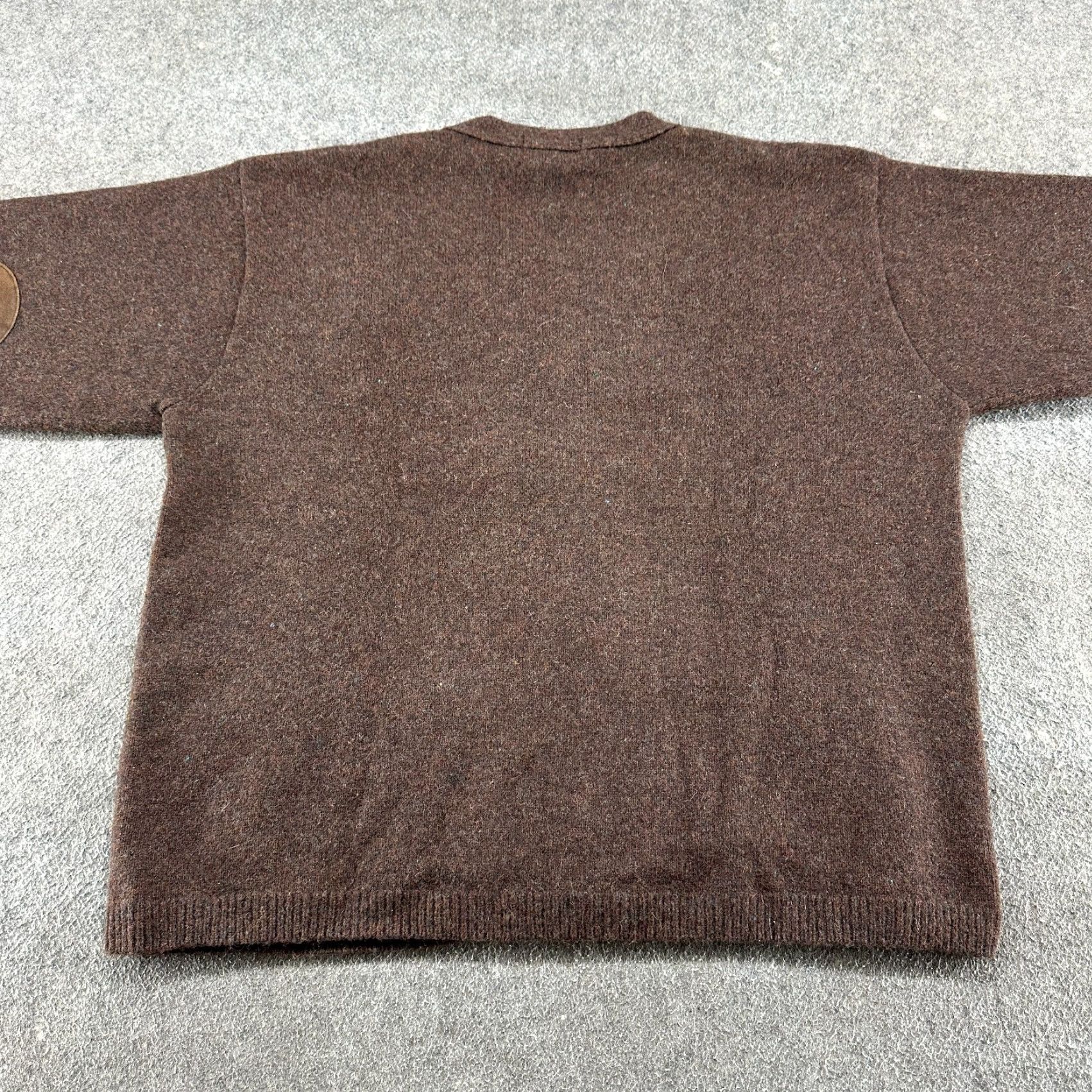 Eddie Bauer VINTAGE Eddie Bauer Sweater Cardigan Mens XLT XL Tall Brown Wool Tight Knit 90s Size US XL / EU 56 / 4 - 6 Thumbnail