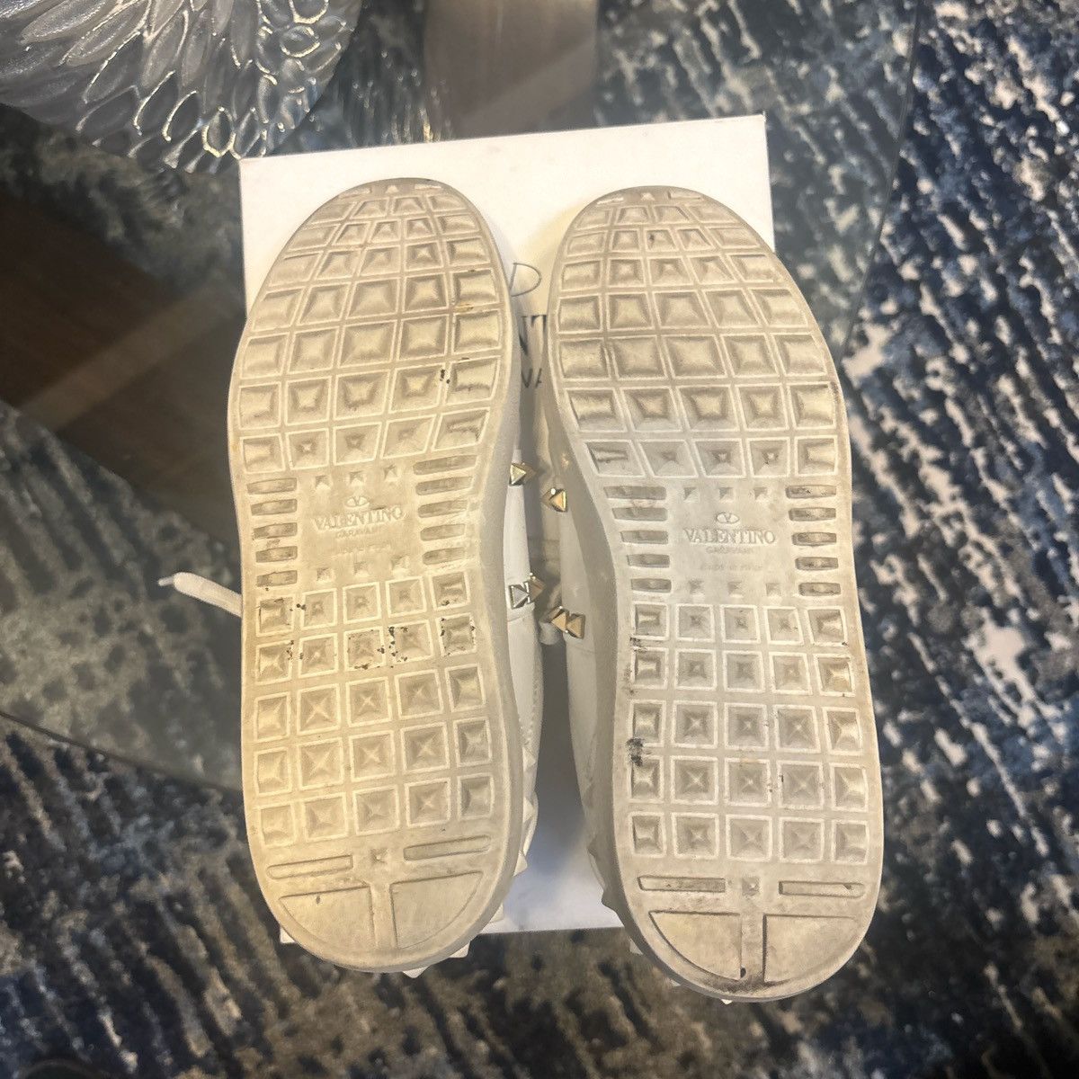 Valentino Valentino Rockstud Sneakers Size US 9 / IT 39 - 6 Thumbnail