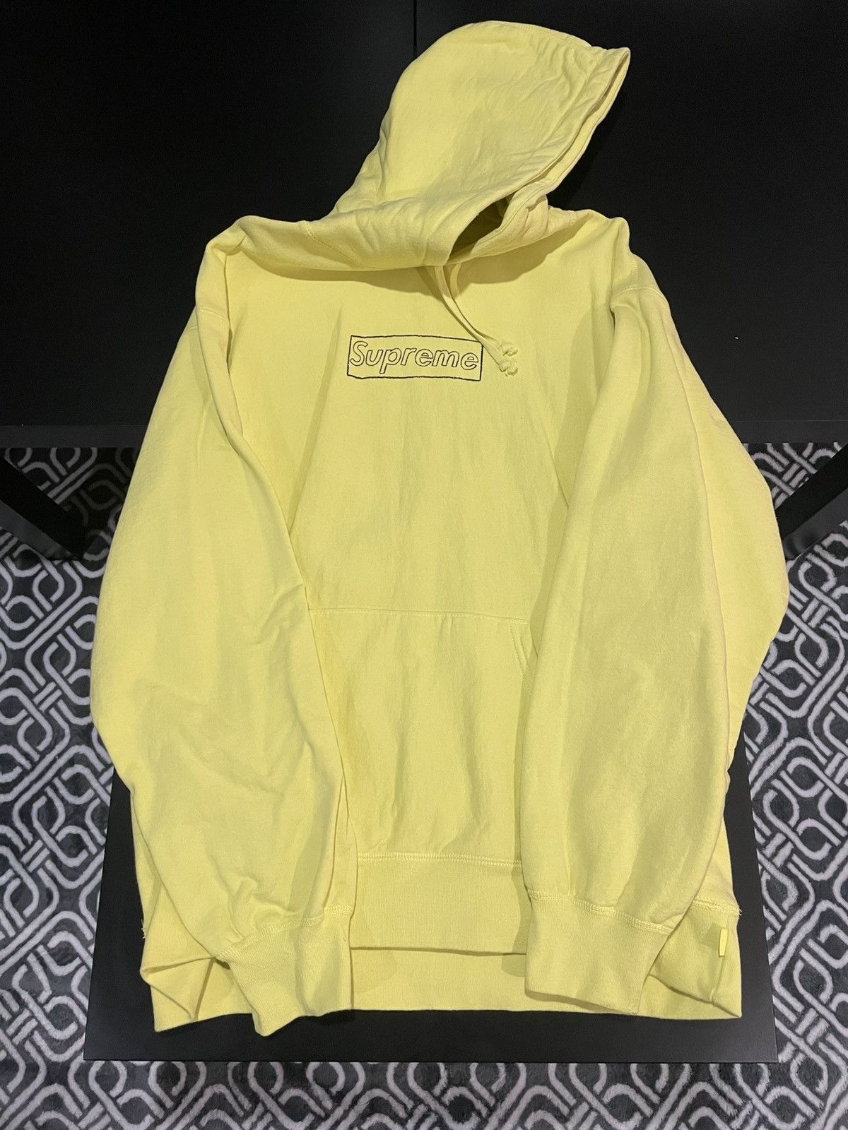 Supreme Kaws Box Logo | Grailed