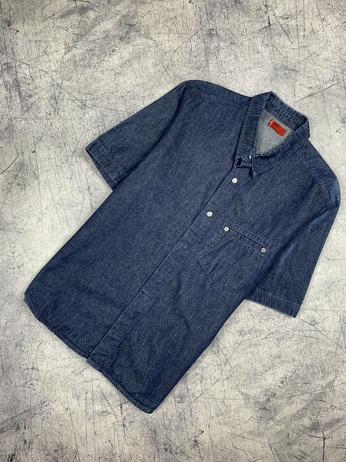 90’S LEVIS RED TAB JEANS DENIM SHIRT SHORT SLEEVE WORKWEAR