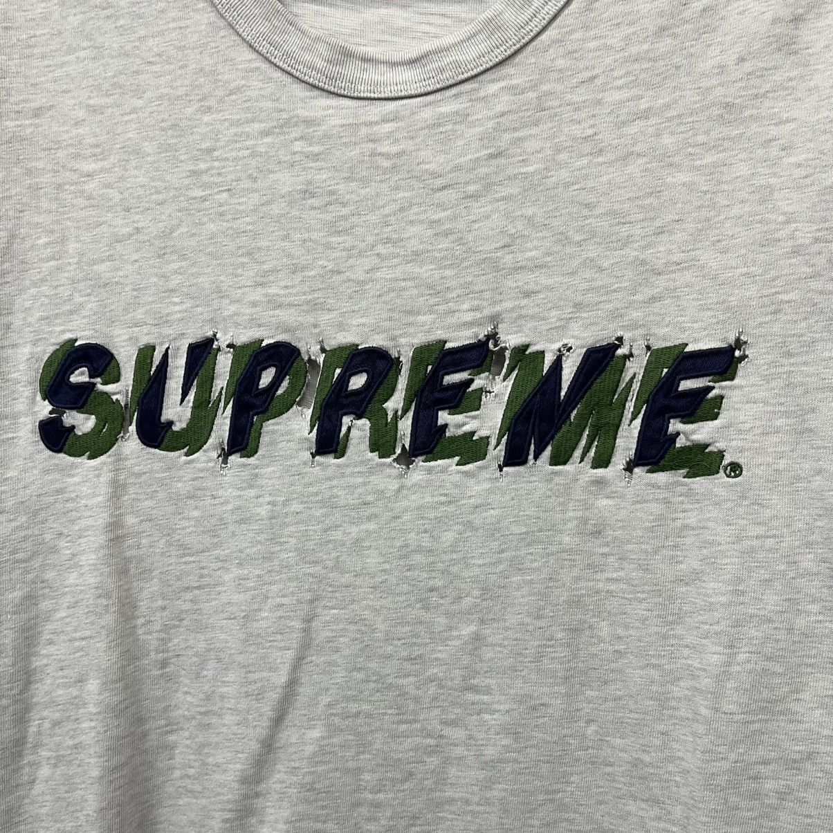 Supreme Supreme T-Shirt Big Logo Grey Size M Size US M / EU 48-50 / 2 - 5 Thumbnail
