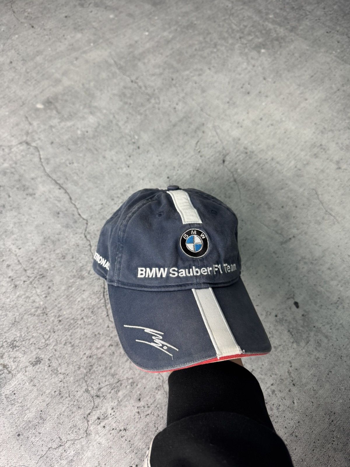 BMW Vintage 00s BMW Sauber F1 Team Intel Petronas Racing Cap y2k Size ONE SIZE - 1 Thumbnail