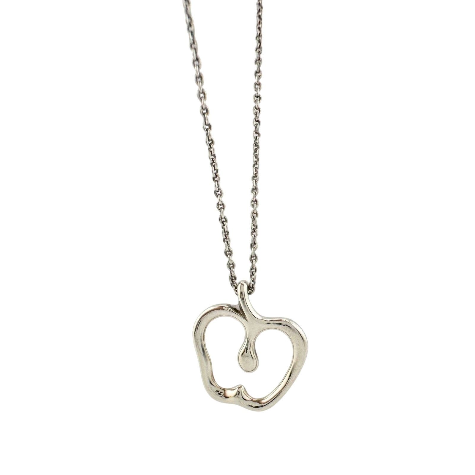 Tiffany & Co. Tiffany & Co Apple Necklace in Sterling Silver - 15" Chain Size ONE SIZE - 13 Thumbnail