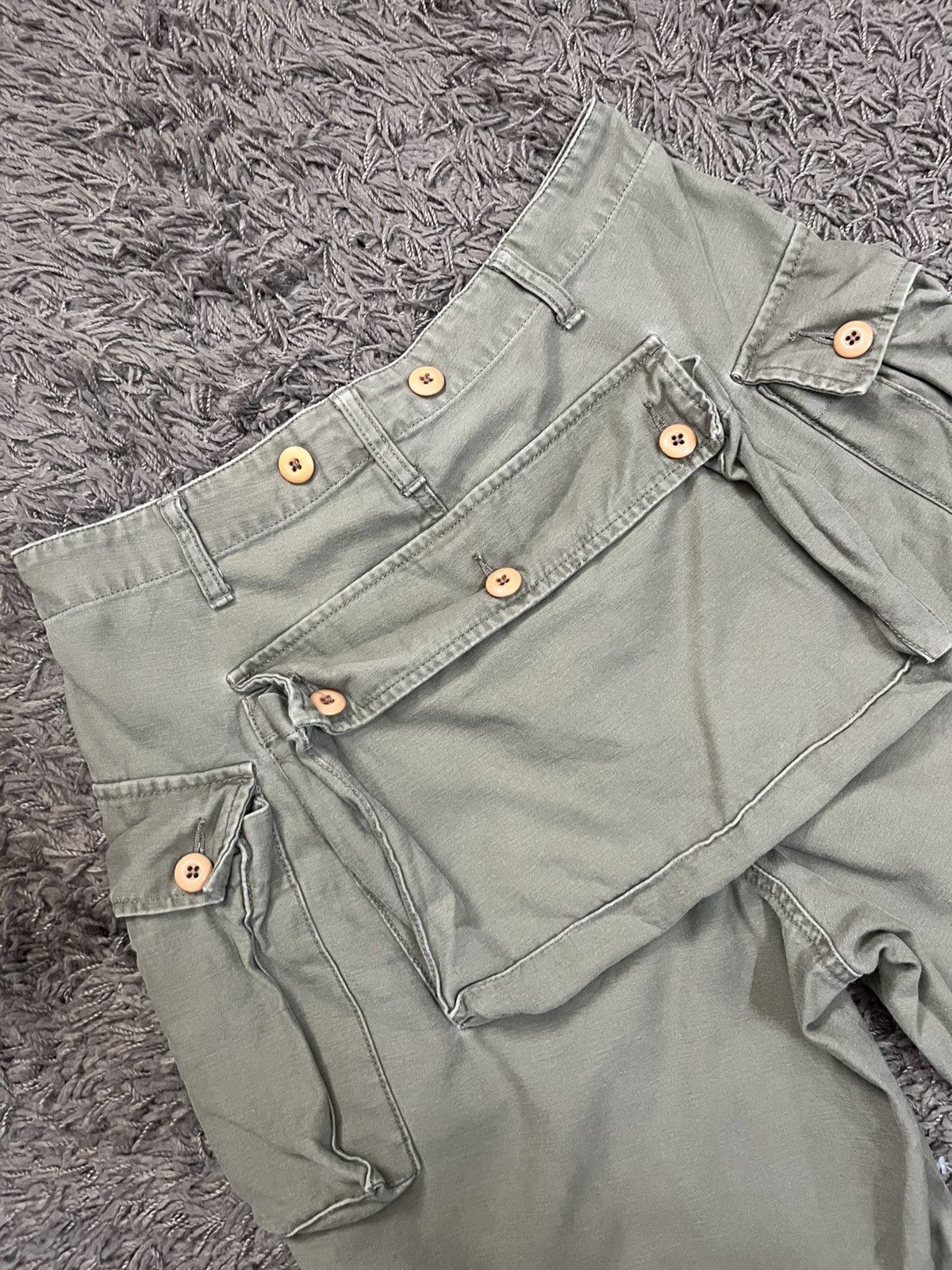 Octopus 1990s coeval rift octopus army monkey pants #A5 Size US 29 - 8 Thumbnail