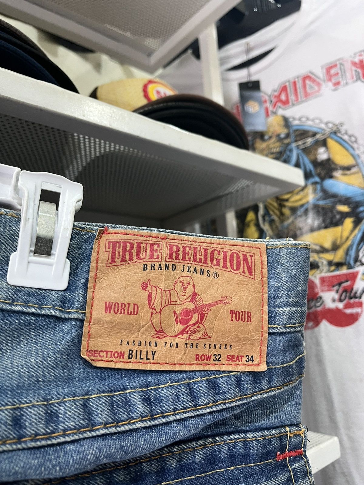 True Religion W38 Vintage True Religion Jeans FLARE USA BOOTCUT Pant Denim Size US 33 - 7 Thumbnail