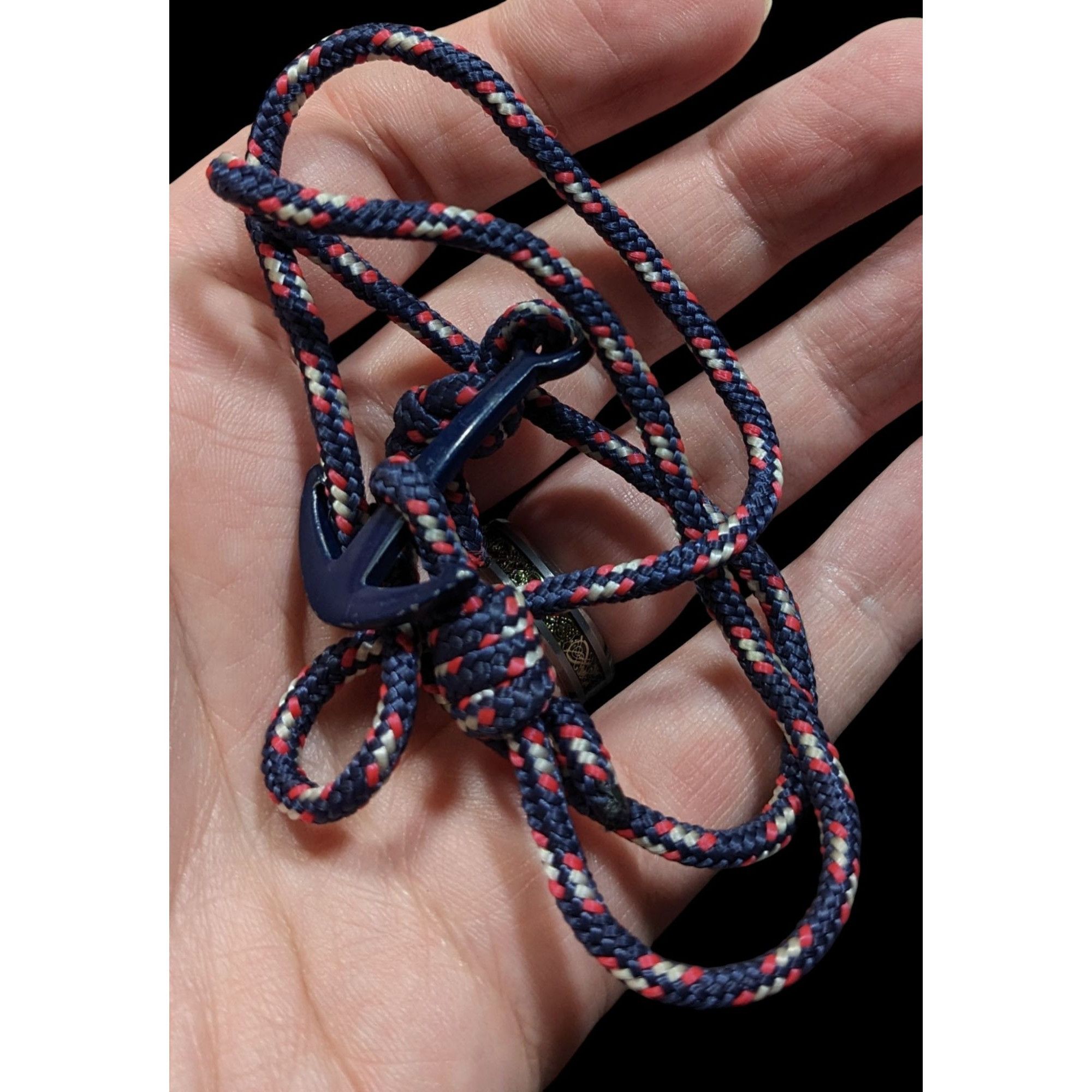 Other Handmade Nautical Bracelet/Necklace With Anchor Charm Size ONE SIZE - 5 Thumbnail