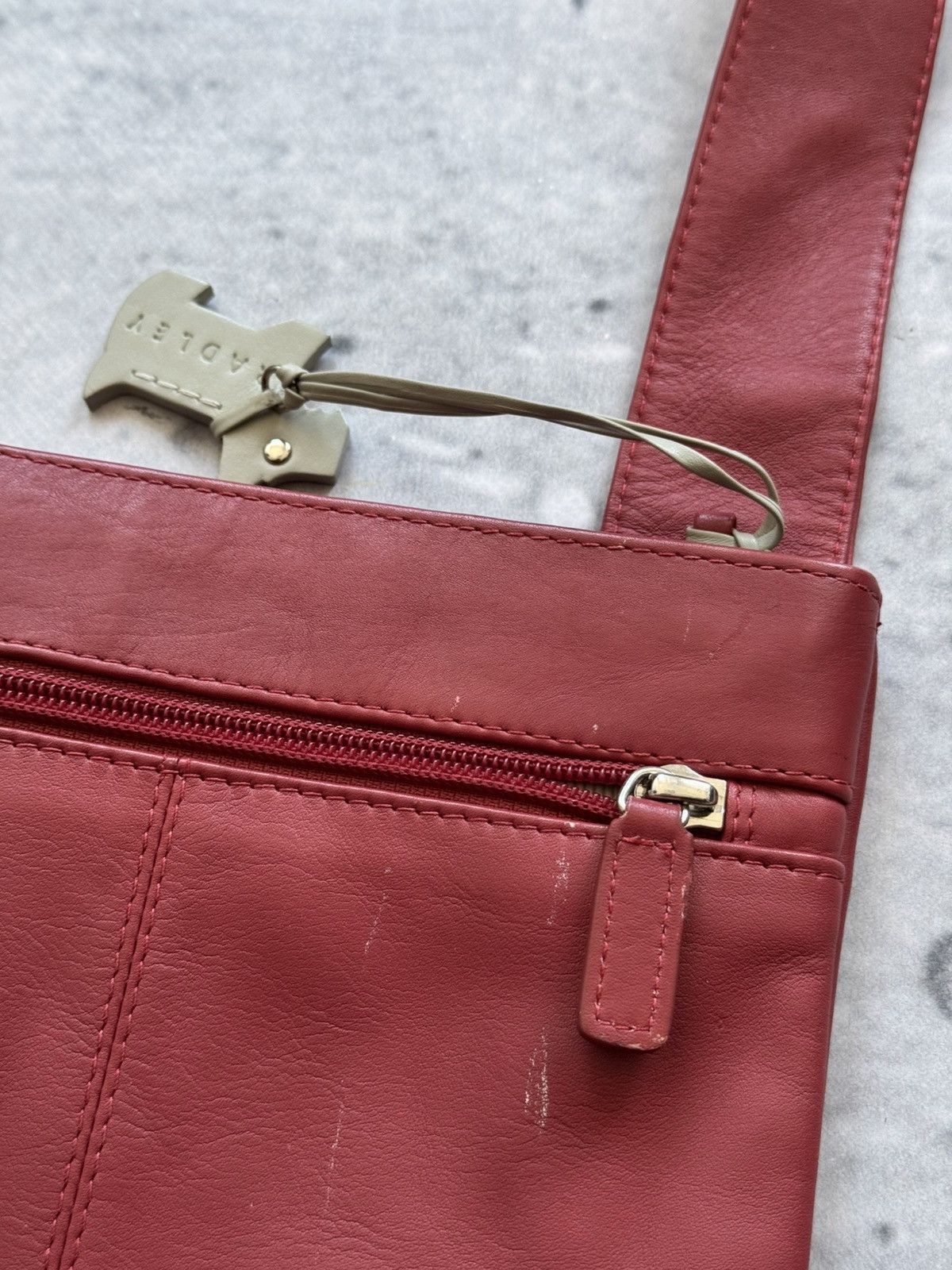 Vintage Vintage red Radley shoulder bag wmns Size ONE SIZE - 4 Thumbnail