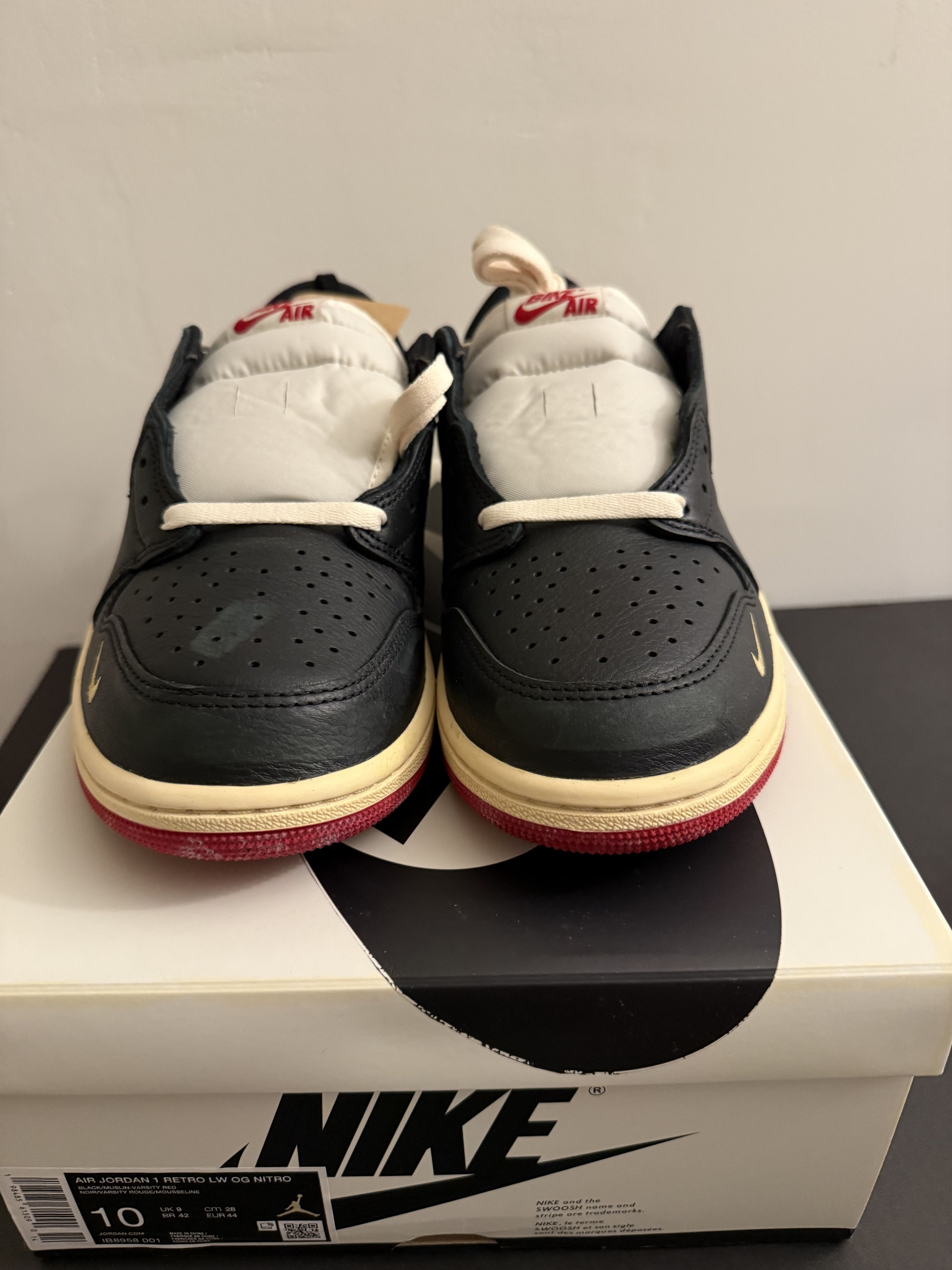 Nike Nigel Sylvester x Air Jordan 1 OG Low Better With Time Size US 10 / EU 43 - 4 Thumbnail