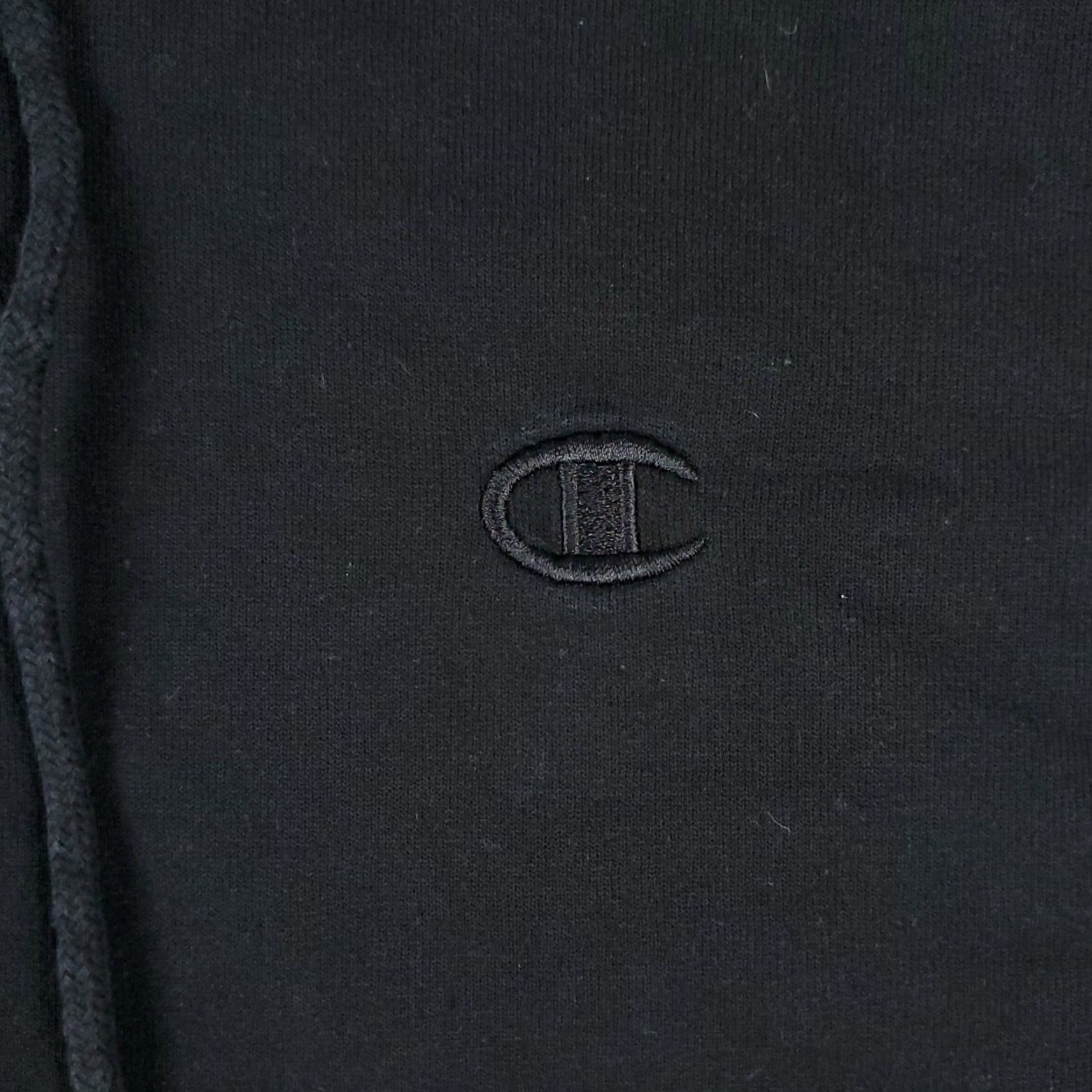 Champion Champion Hoodie Mens Medium Black Casual Pullover Sweatshirt Modern Classic Size US M / EU 48-50 / 2 - 2 Thumbnail