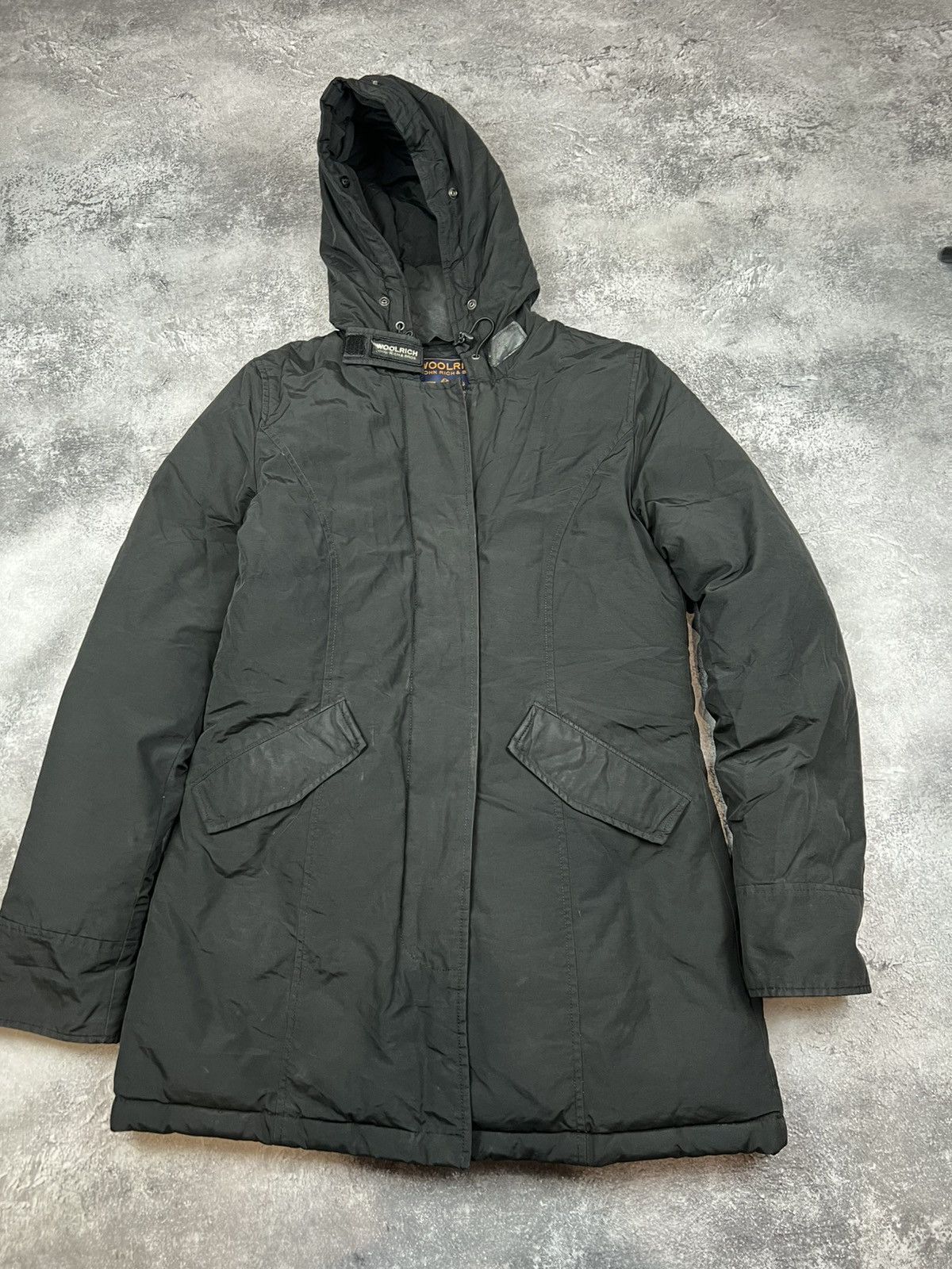Woolrich Woolen Mills Woolrich Black Womens Parka Jacket Winter Size M / US 6-8 / IT 42-44 - 1 Thumbnail