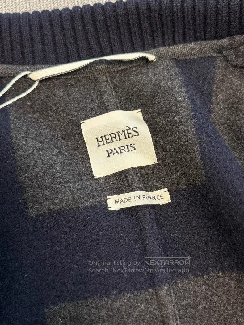 Hermes Hermes Logo patchwork leather sleeve overcoat Size XS / US 0-2 / IT 36-38 - 4 Thumbnail