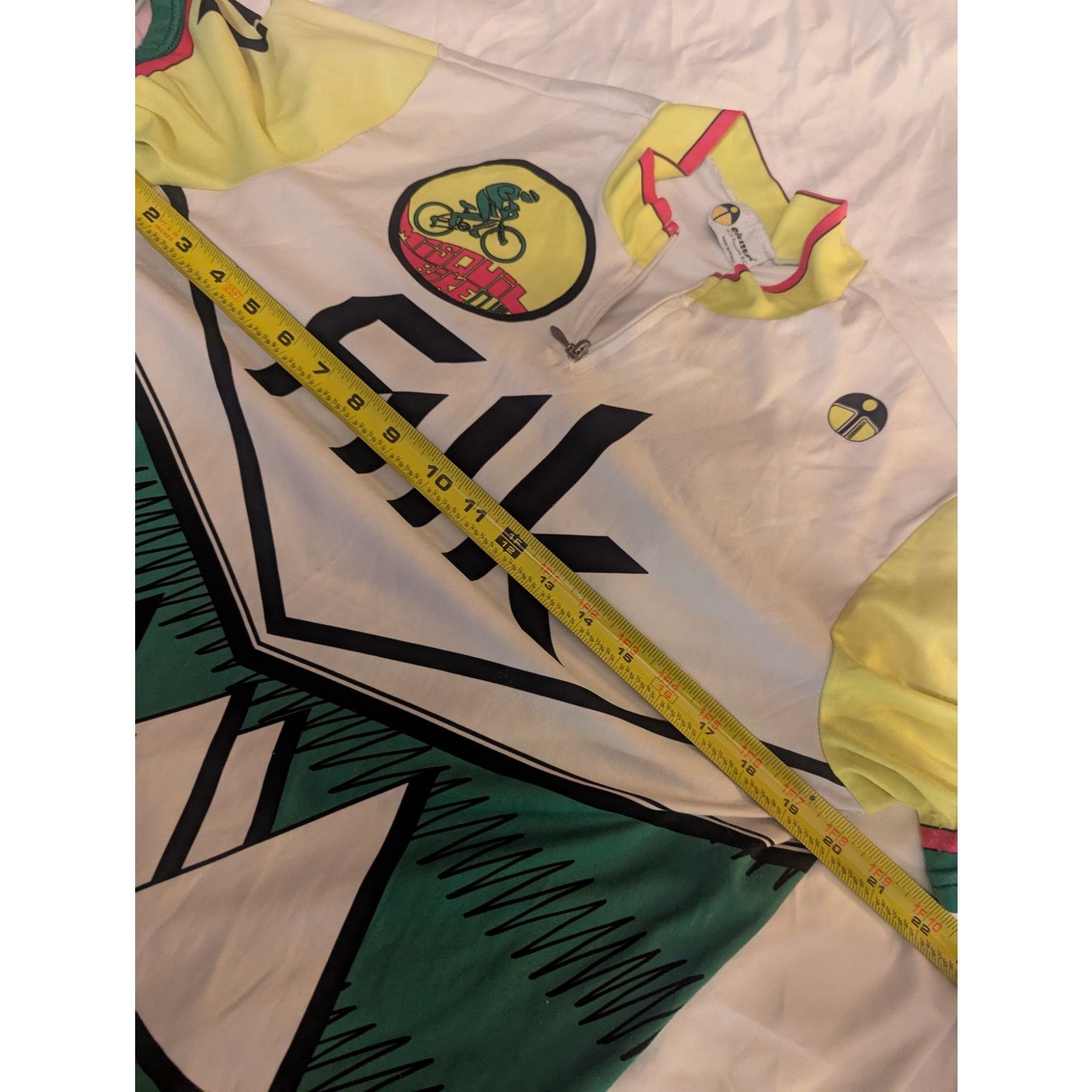 PEARL iZUMi Vtg Giessegi Cycling Jersey Med Made In Italy Filk Rare 90s Size US M / EU 48-50 / 2 - 4 Thumbnail