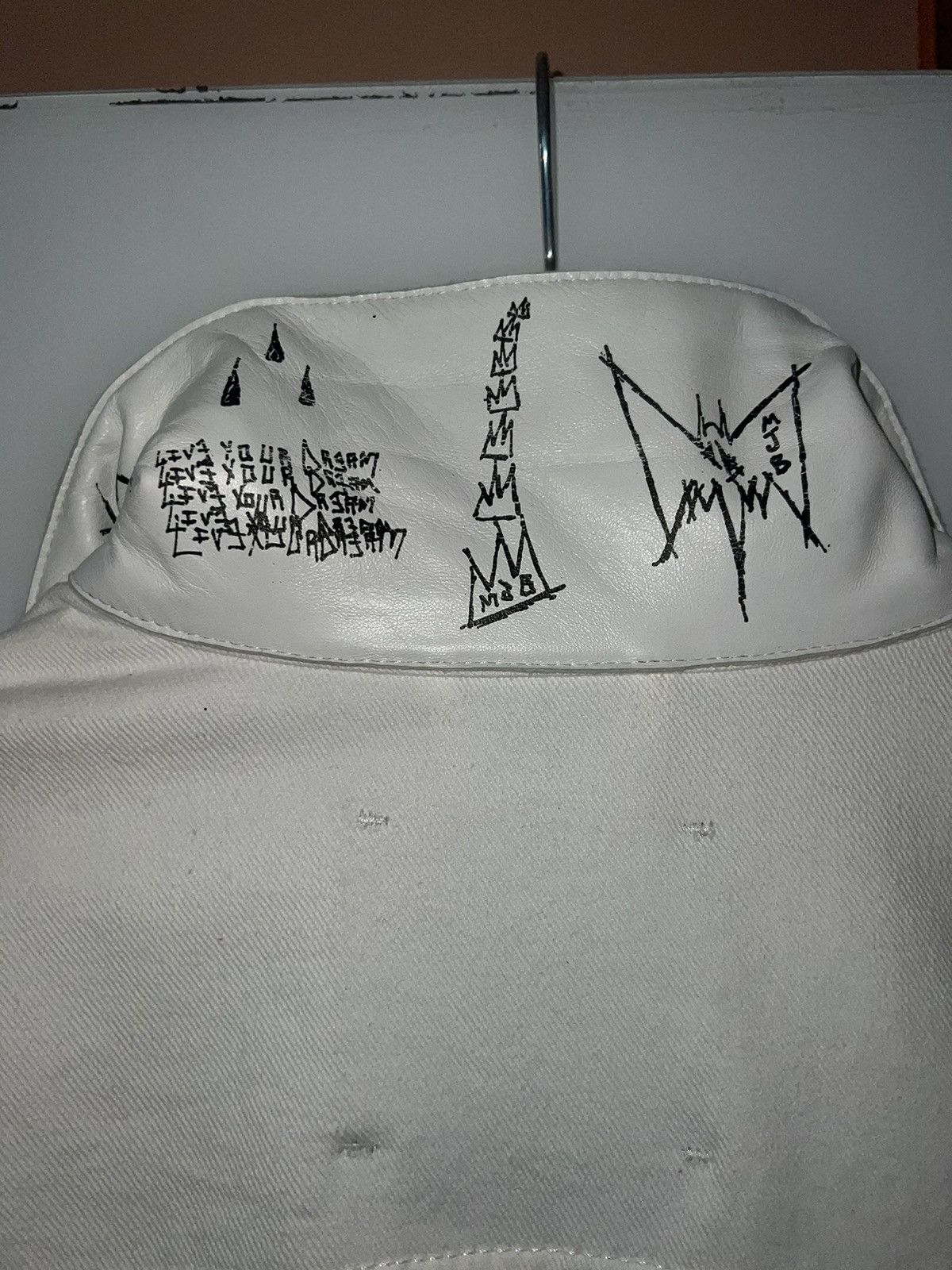Marc Jacques Burton Graffiti Denim Jacket Size US XXL / EU 58 / 5 - 7 Thumbnail