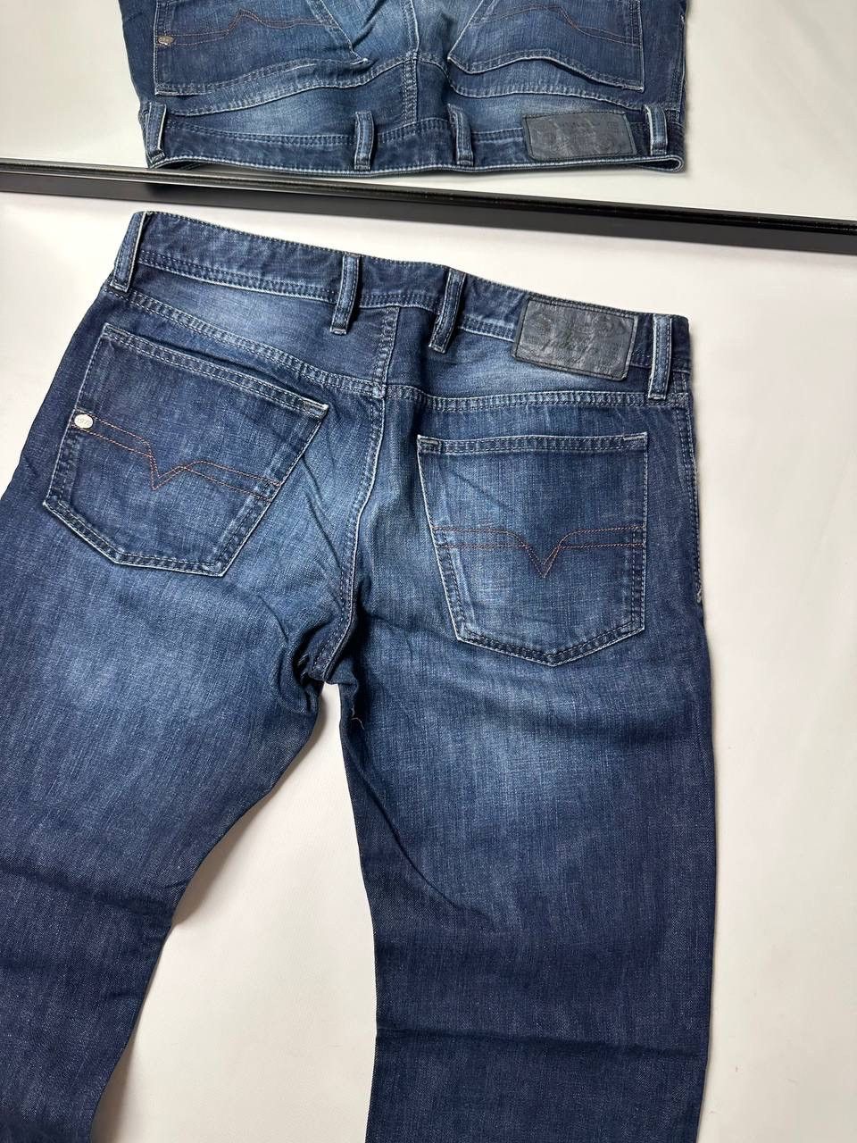 Diesel Vintage 00s Diesel Wide Washed Jeans Size US 31 - 9 Thumbnail
