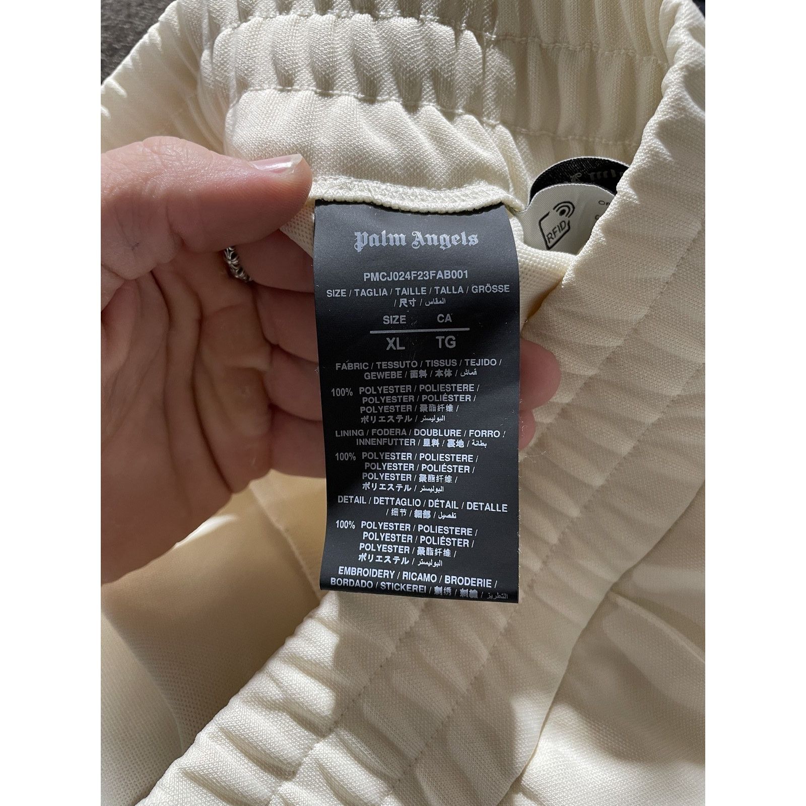 Palm Angels PALM ANGELS FLARE TRACK PANTS 'BUTTER' SIZE XL PREOWNED Size US 34 / EU 50 - 9 Thumbnail