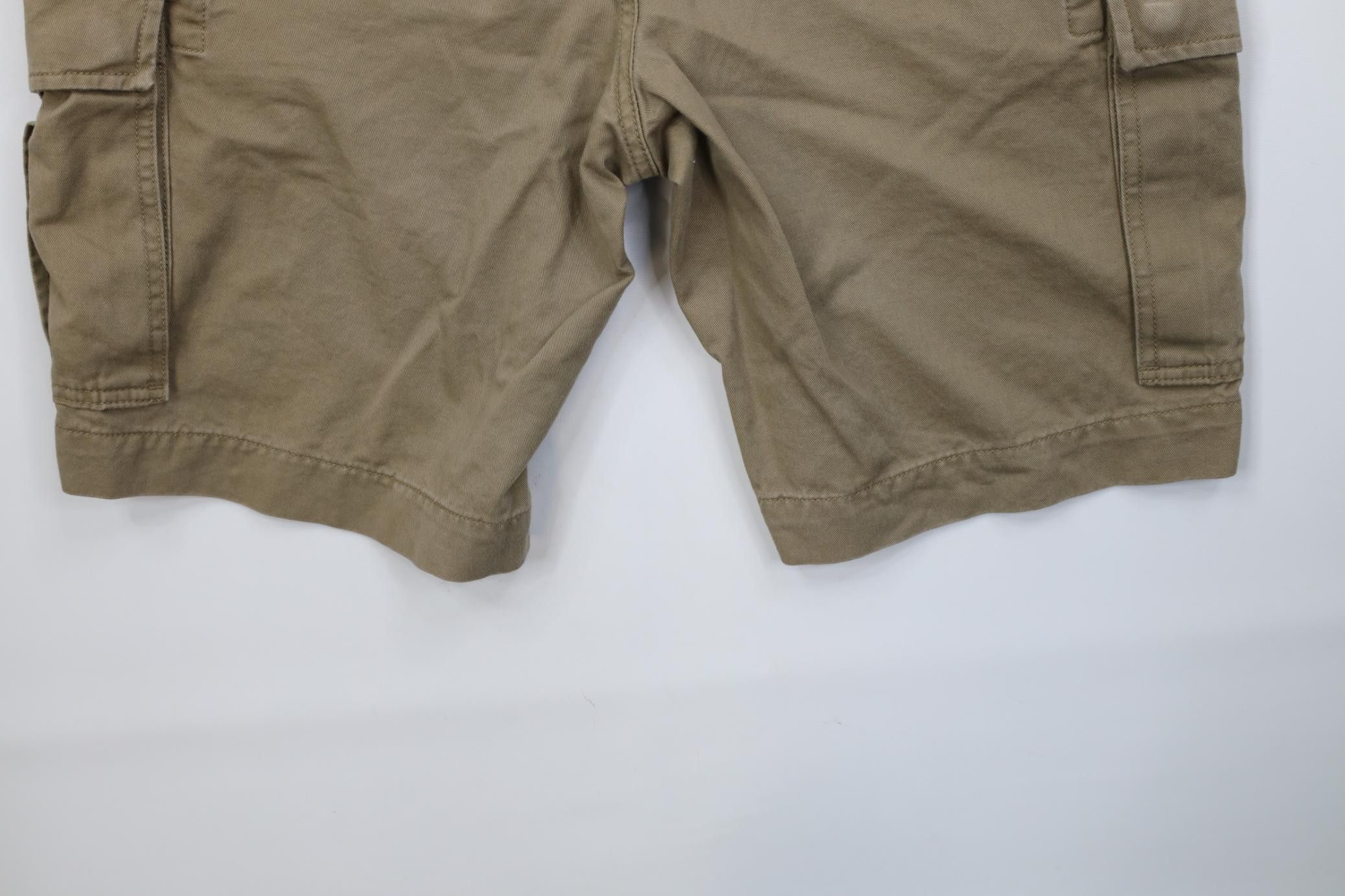 Lands' End Vintage 90s Y2K Lands End Heavyweight Surplus Cargo Shorts Size US 34 / EU 50 - 13 Thumbnail