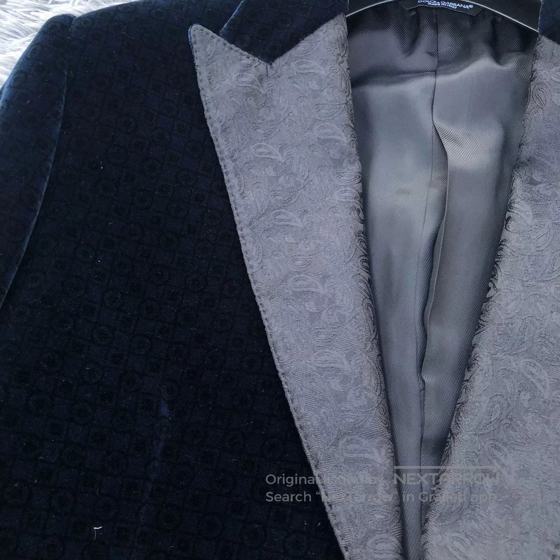 Dolce & Gabbana Dolce Gabbana Sky Blue Velvet Wool Blazer. Size US S / EU 44-46 / 1 - 4 Thumbnail