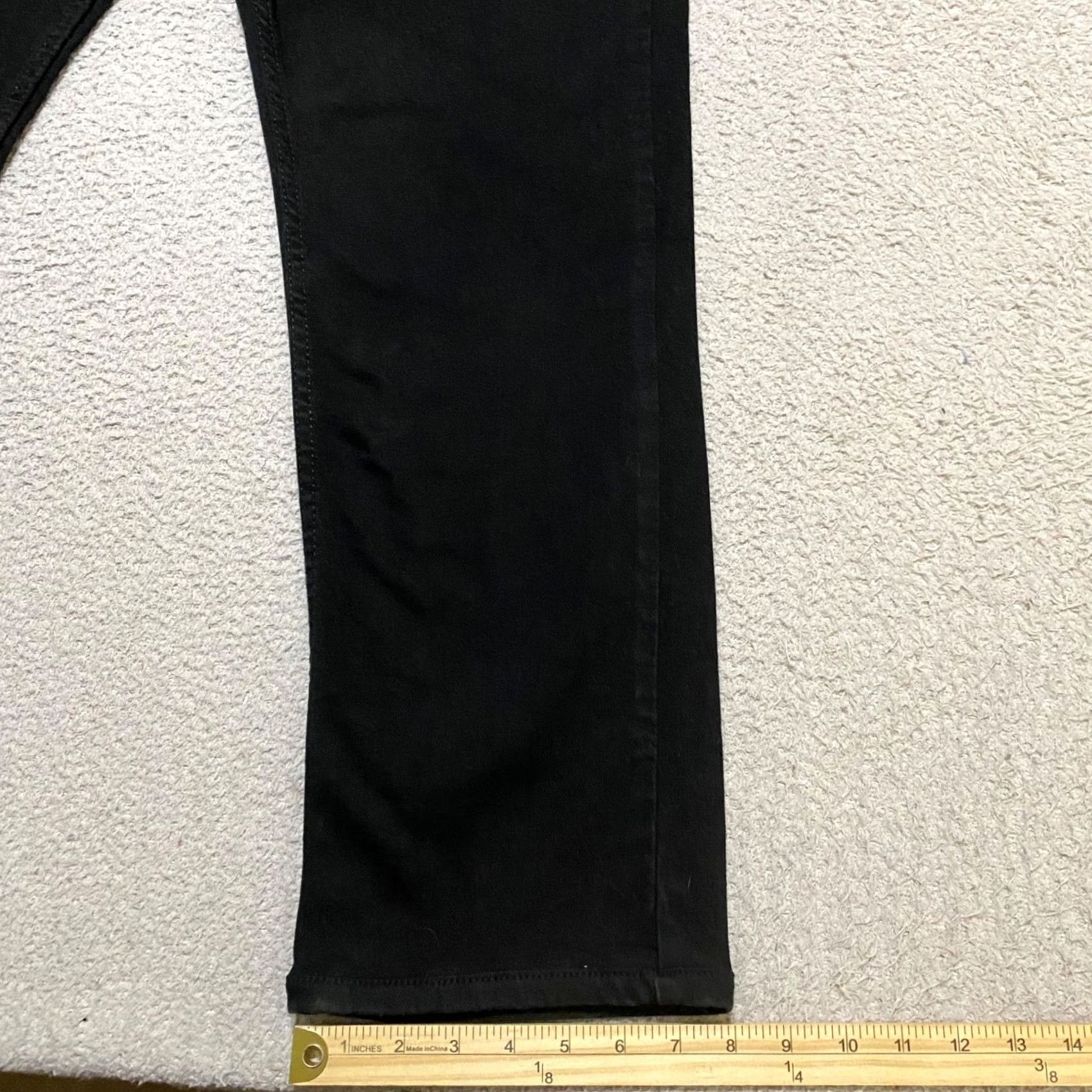Levi's Levi's 511 Jeans Slim Mens 40x32 Black Denim Dark Wash Straight Mid Rise 5-Pocket Logo Stretch Size US 40 / EU 56 - 5 Thumbnail