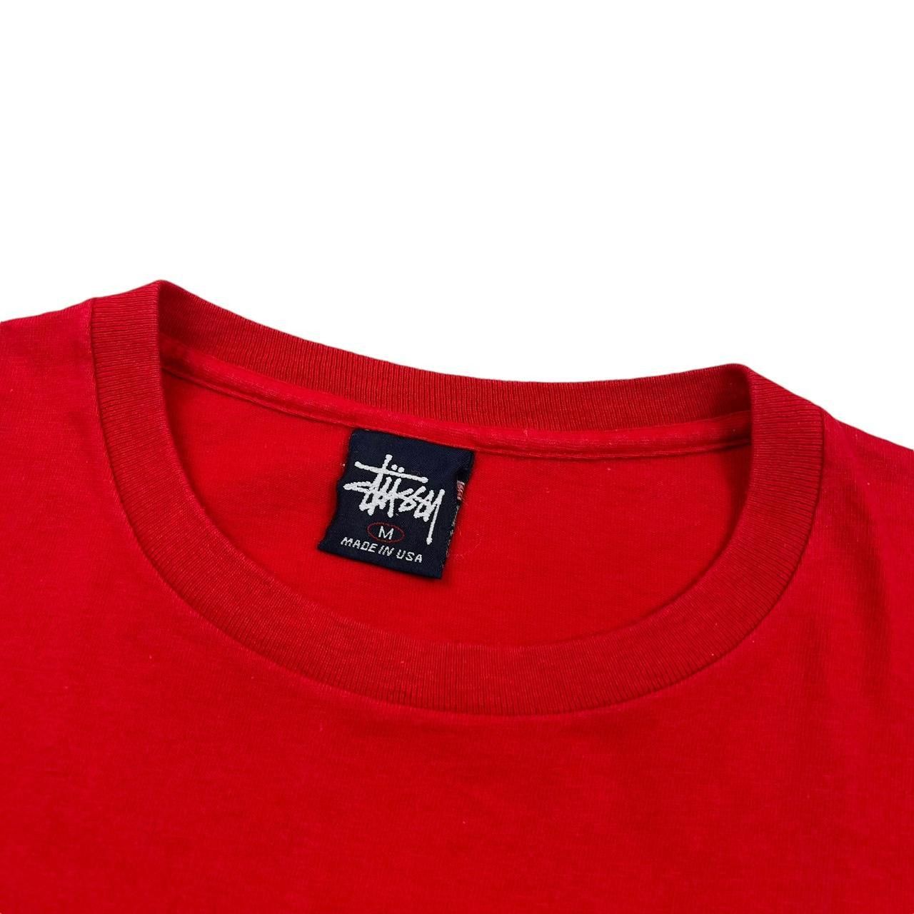 Stussy Vintage 90s Stussy Pocket Knife Red T-shirt - Medium Size US M / EU 48-50 / 2 - 3 Thumbnail
