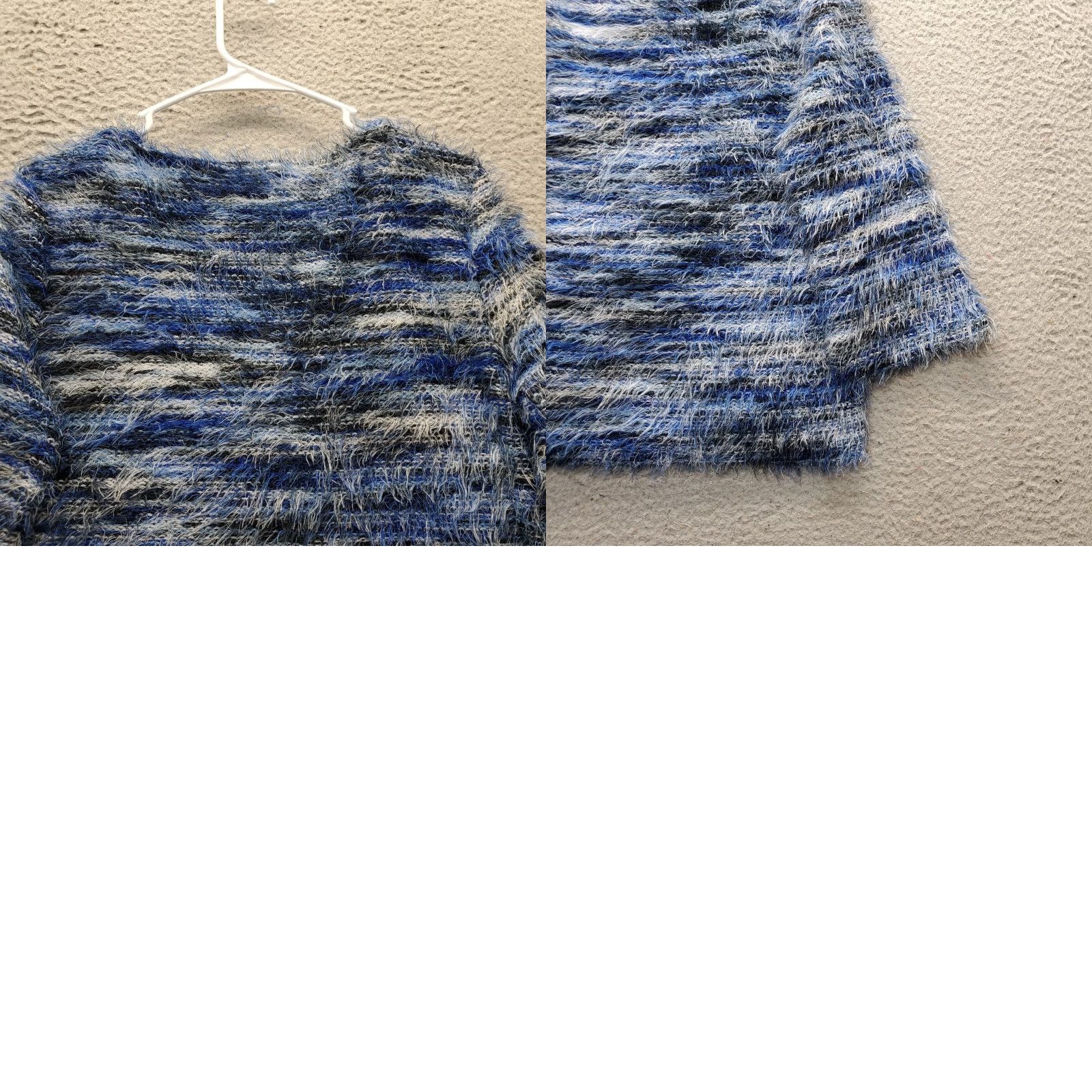 Vince Camuto Vince Camuto Sweater Womens Small Multicolor Space Dye Eyelash Long Sleeve Round Neck Size S / US 4 / IT 40 - 8 Thumbnail