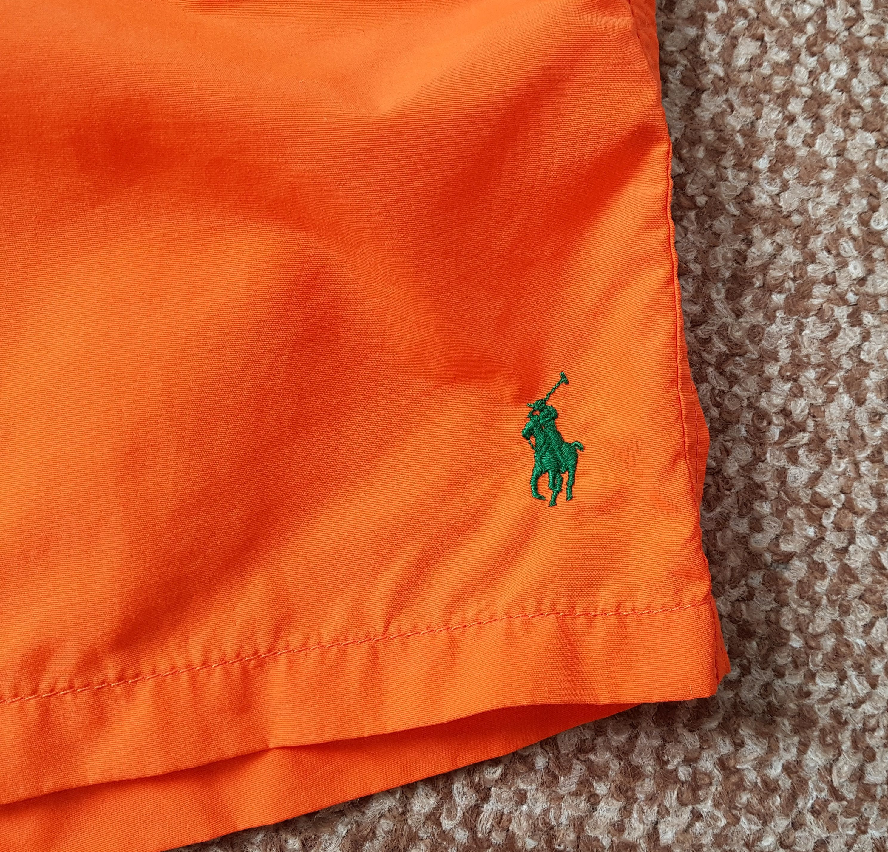 Polo Ralph Lauren Vintage Polo Ralph Lauren Nylon Swim Shorts Orange sz S Size US 30 / EU 46 - 2 Thumbnail
