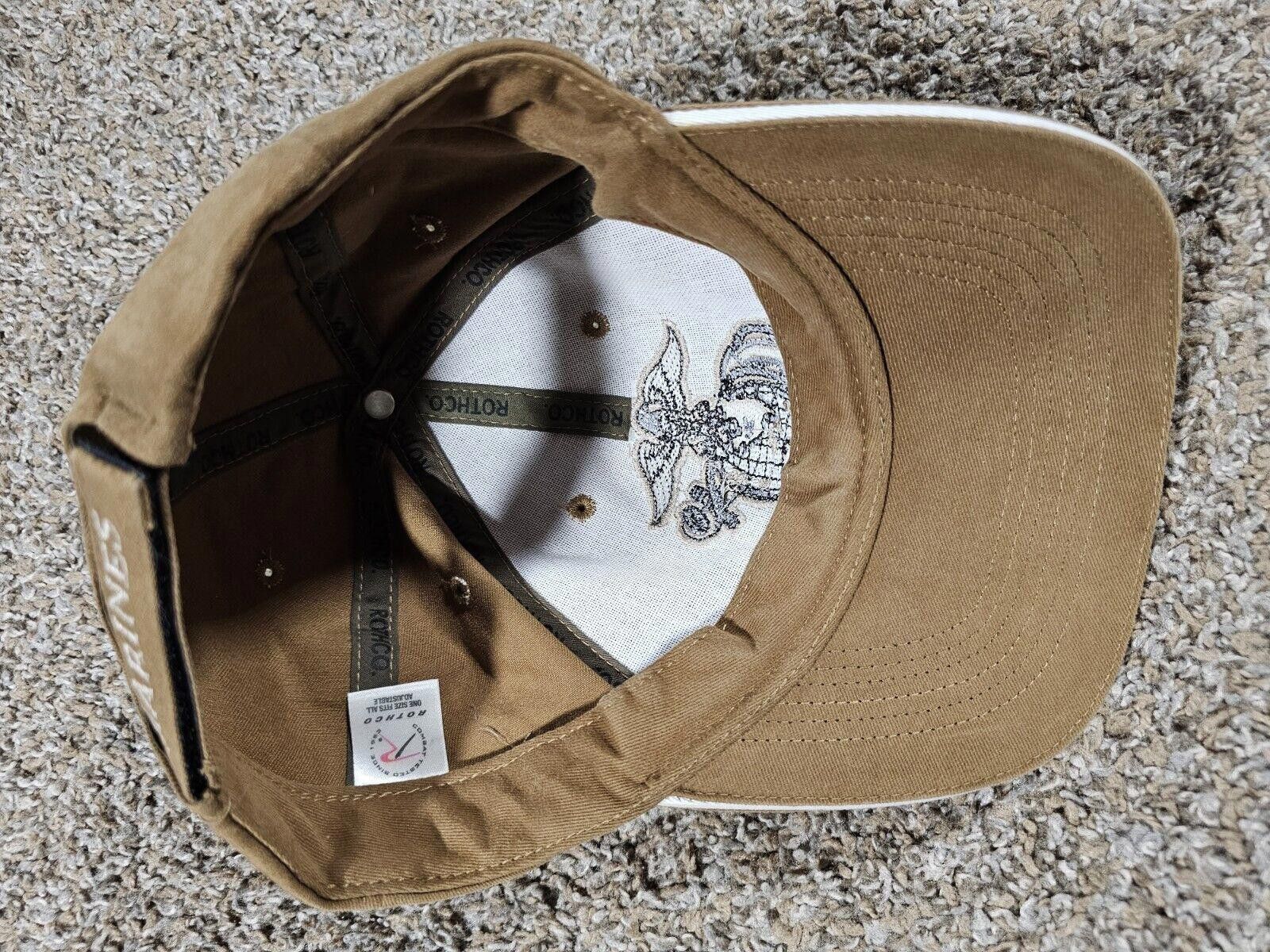 Rothco Rothco Marines khaki brown strapback hat Size ONE SIZE - 7 Thumbnail