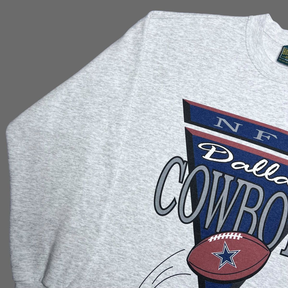 NFL × Vintage 1993 NFL Dallas Cowboys Spell Out 3D Football Sweatshirt Size US XL / EU 56 / 4 - 13 Thumbnail