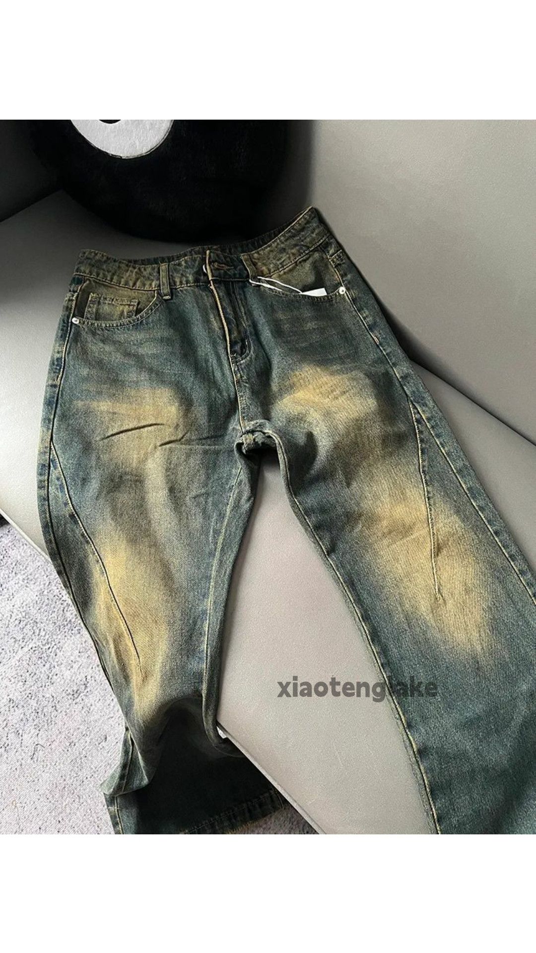 Jean × Vintage washed faded rusty yuppie bootcut flared jeans Size US 30 / EU 46 - 5 Thumbnail