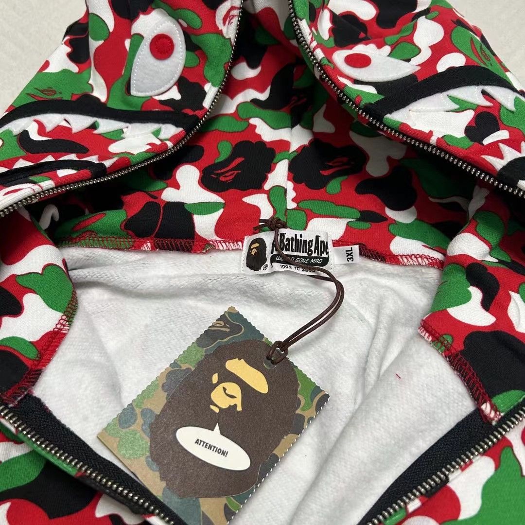 Bape BAPE LIMITED SHARK FULL ZIP HOODIE Size US XXL / EU 58 / 5 - 7 Thumbnail