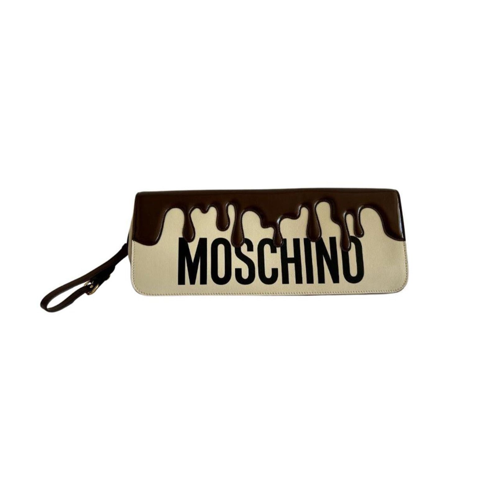 Moschino SS22 MOSCHINO Couture Chocolate Dripping Wristlet Handbag Size ONE SIZE - 1 Thumbnail