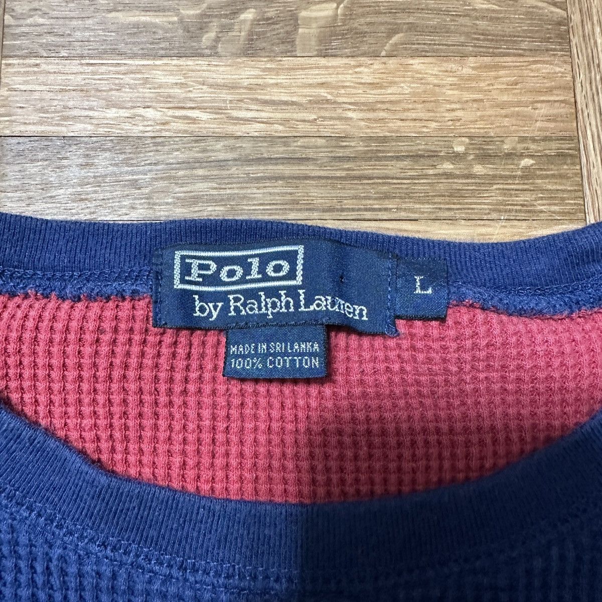 Polo Ralph Lauren Vintage Polo long sleeve thermal shirt Size US L / EU 52-54 / 3 - 4 Thumbnail
