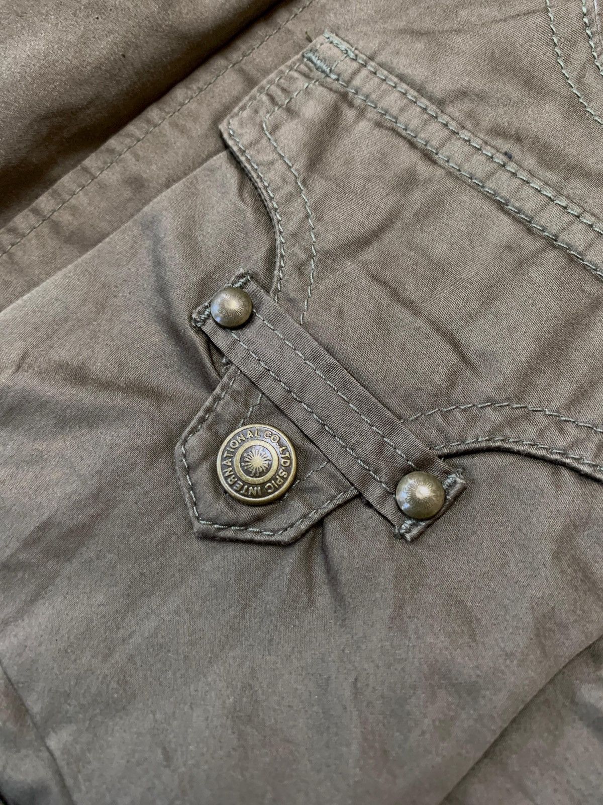Tornado Mart FREE TAX! Cargo Military Flared Trousers - 31” Size US 31 - 4 Thumbnail