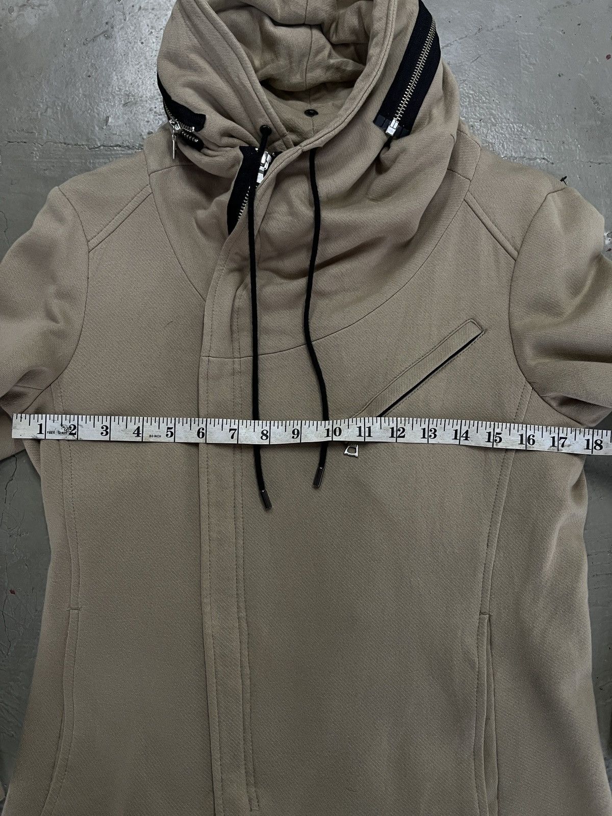 Katharine Hamnett London KATHARINE HAMNETT BLOUSON COWEL HOODIES JACKET - Size US S / EU 44-46 / 1 - 6 Thumbnail