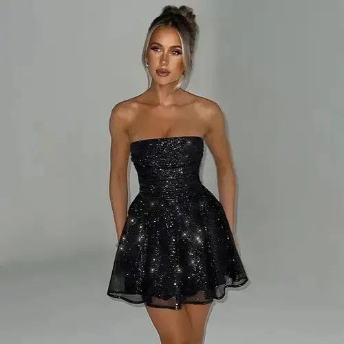 Japanese Brand × Vintage Mini Dresses Elegant Party Club Evening Outfits Size M / US 6-8 / IT 42-44 - 4 Thumbnail