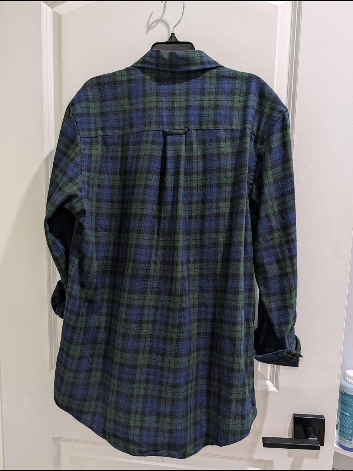 Saddlebred Saddlebred Blue Green Plaid Long-Sleeve Button-Down Shirt Size US S / EU 44-46 / 1 - 4 Thumbnail
